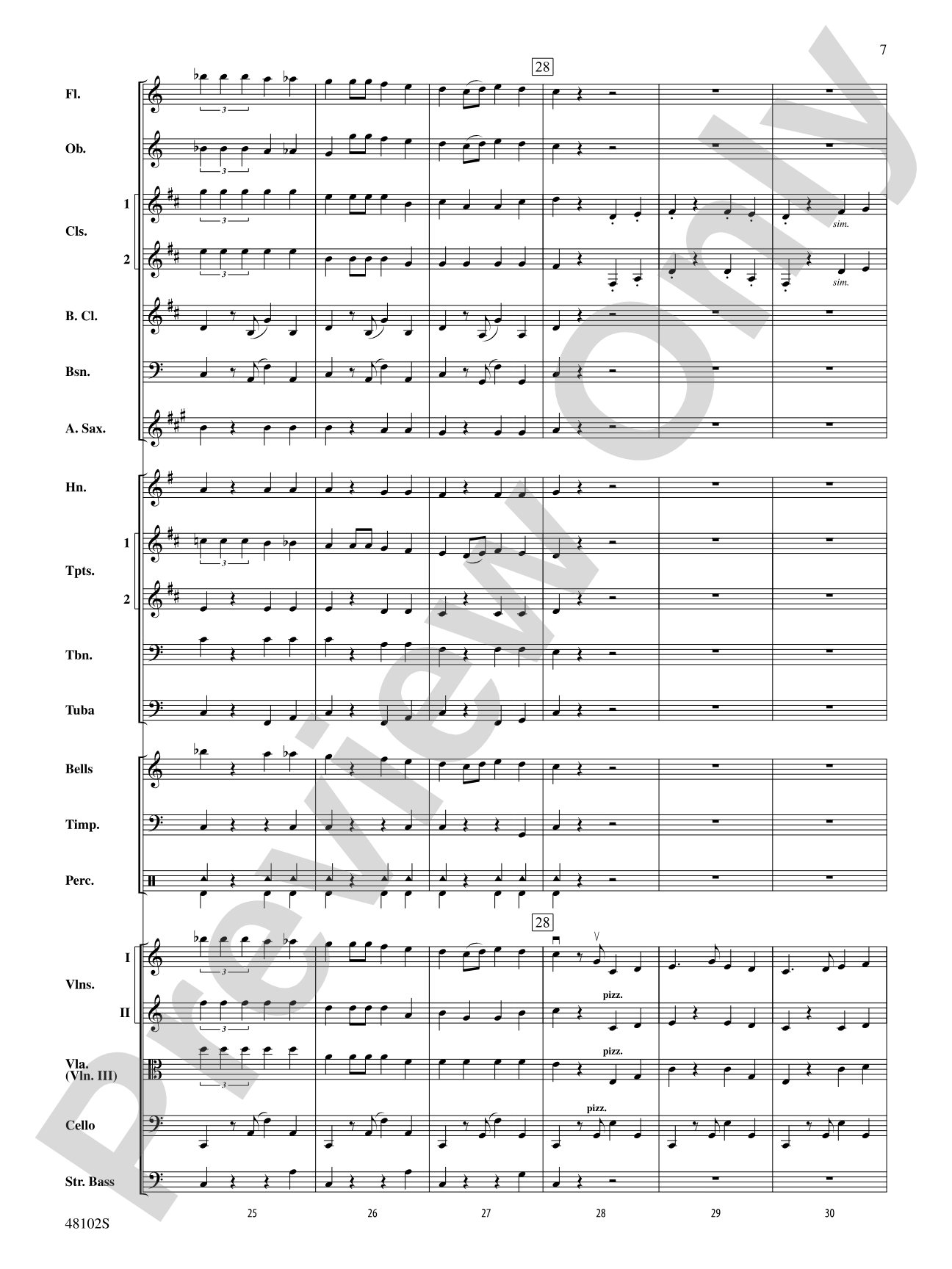 Habanera: Full Orchestra Conductor Score & Parts