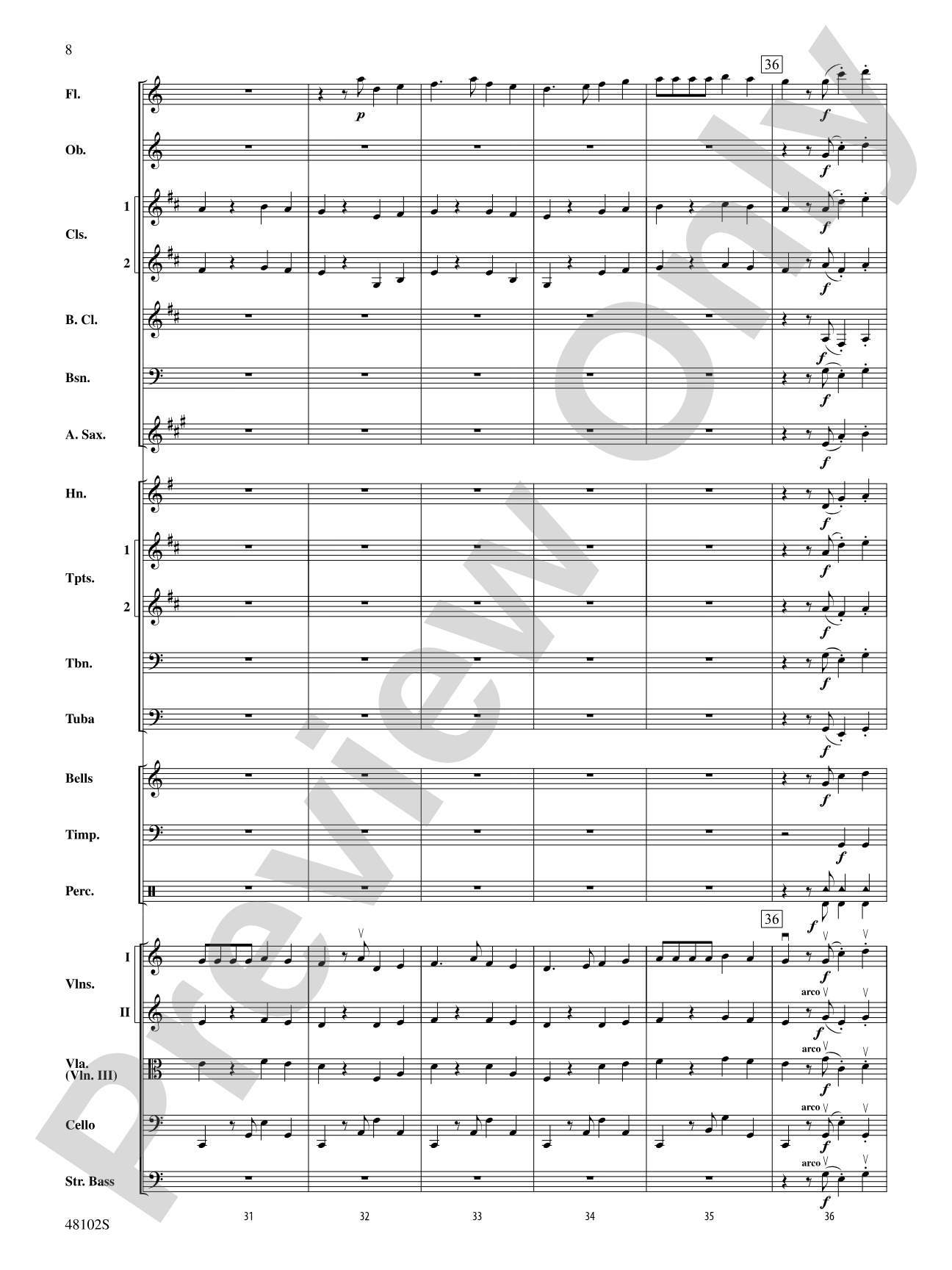 Habanera: Full Orchestra Conductor Score & Parts