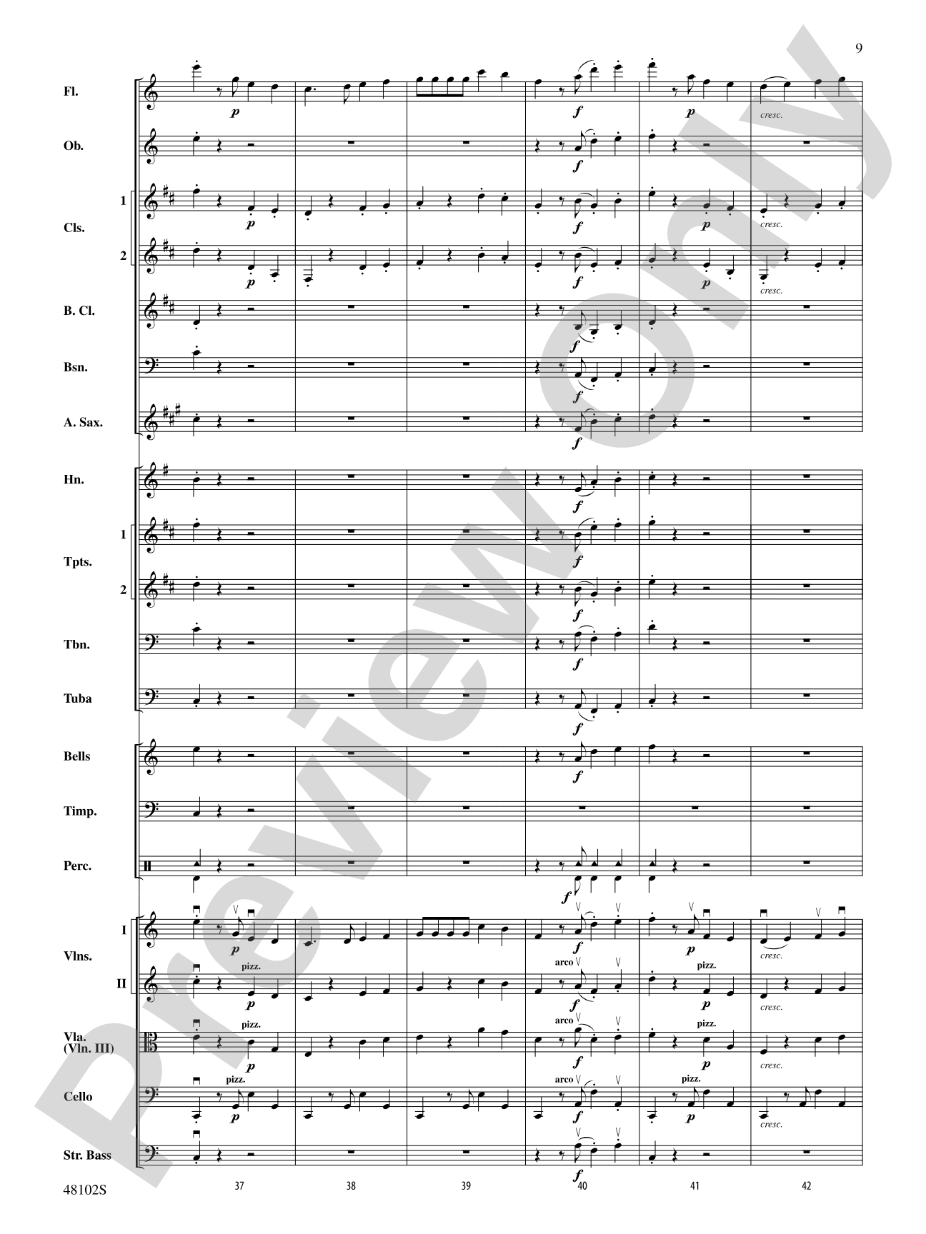 Habanera: Full Orchestra Conductor Score & Parts