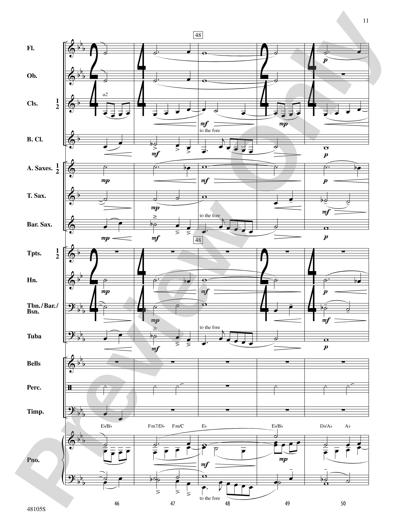 Walking Tune: Concert Band Conductor Score & Parts