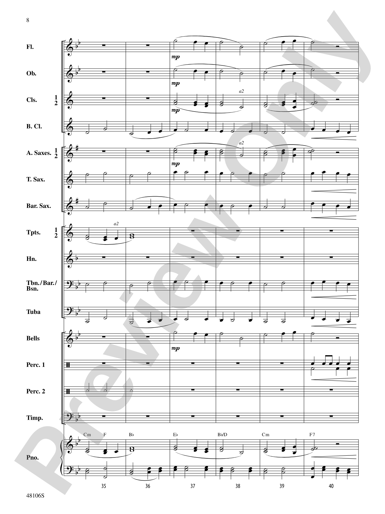 Fanfare and Festival: Concert Band Conductor Score & Parts