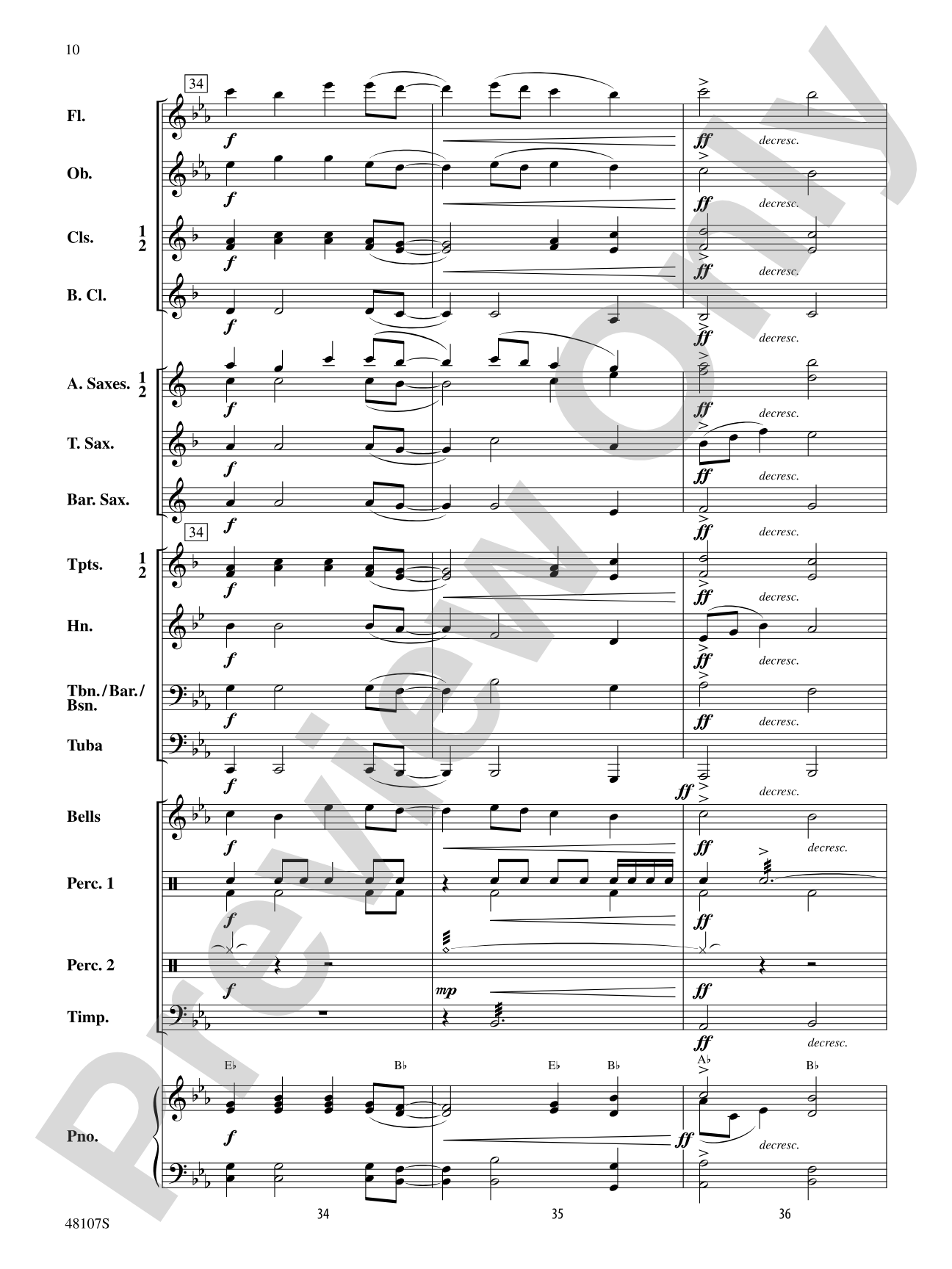 Dolce: Concert Band Conductor Score & Parts