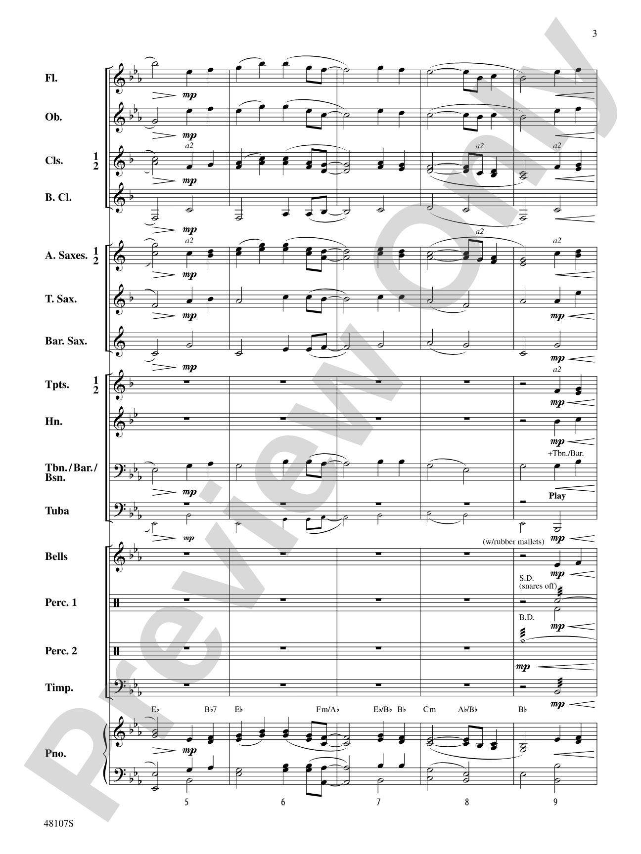 Dolce: Concert Band Conductor Score & Parts