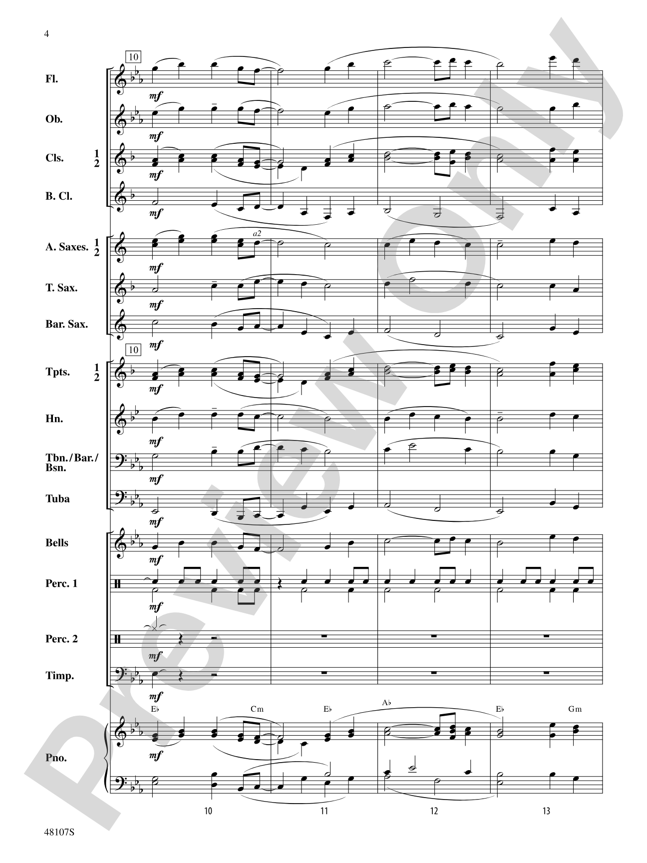 Dolce: Concert Band Conductor Score & Parts