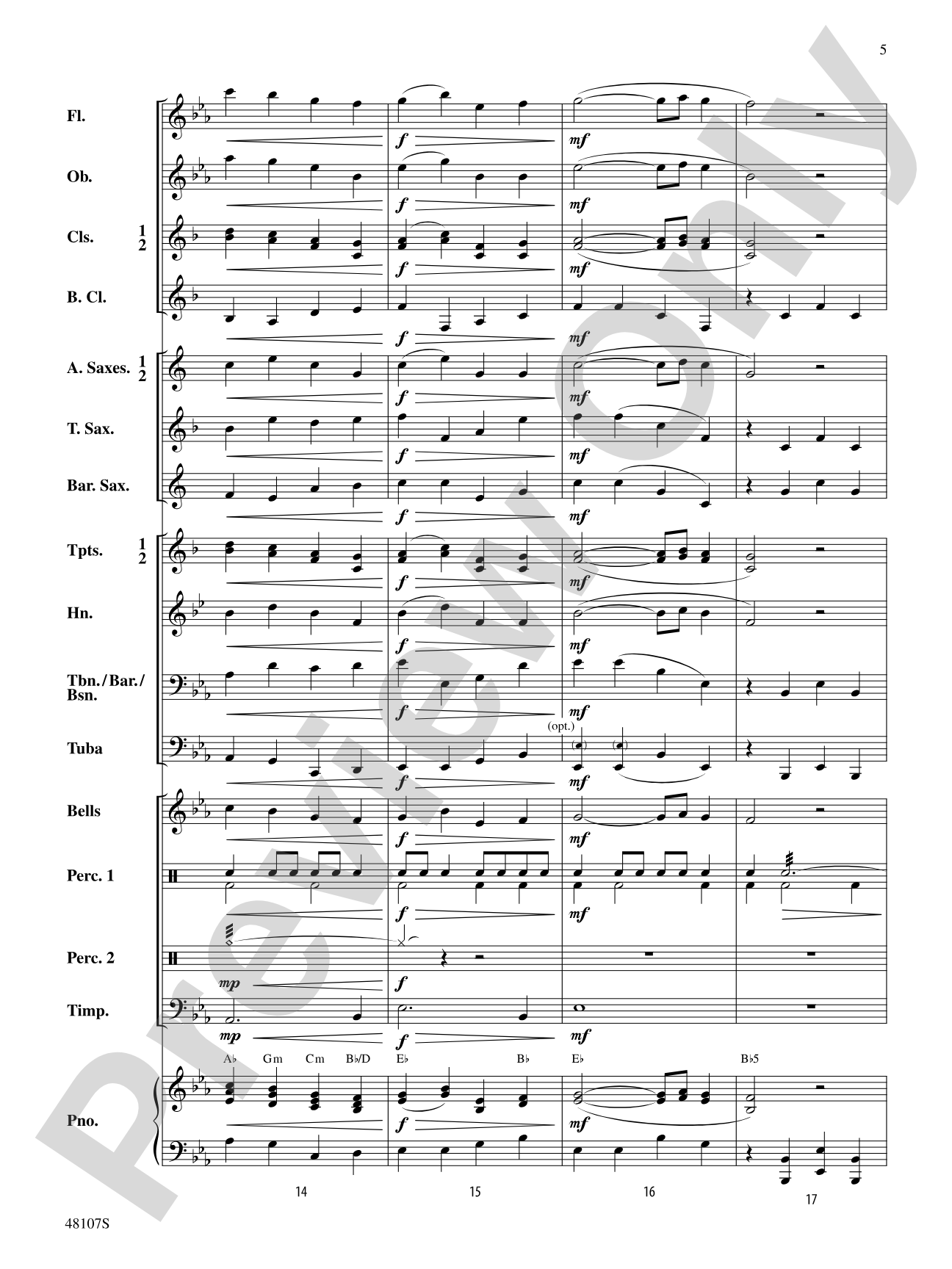 Dolce: Concert Band Conductor Score & Parts