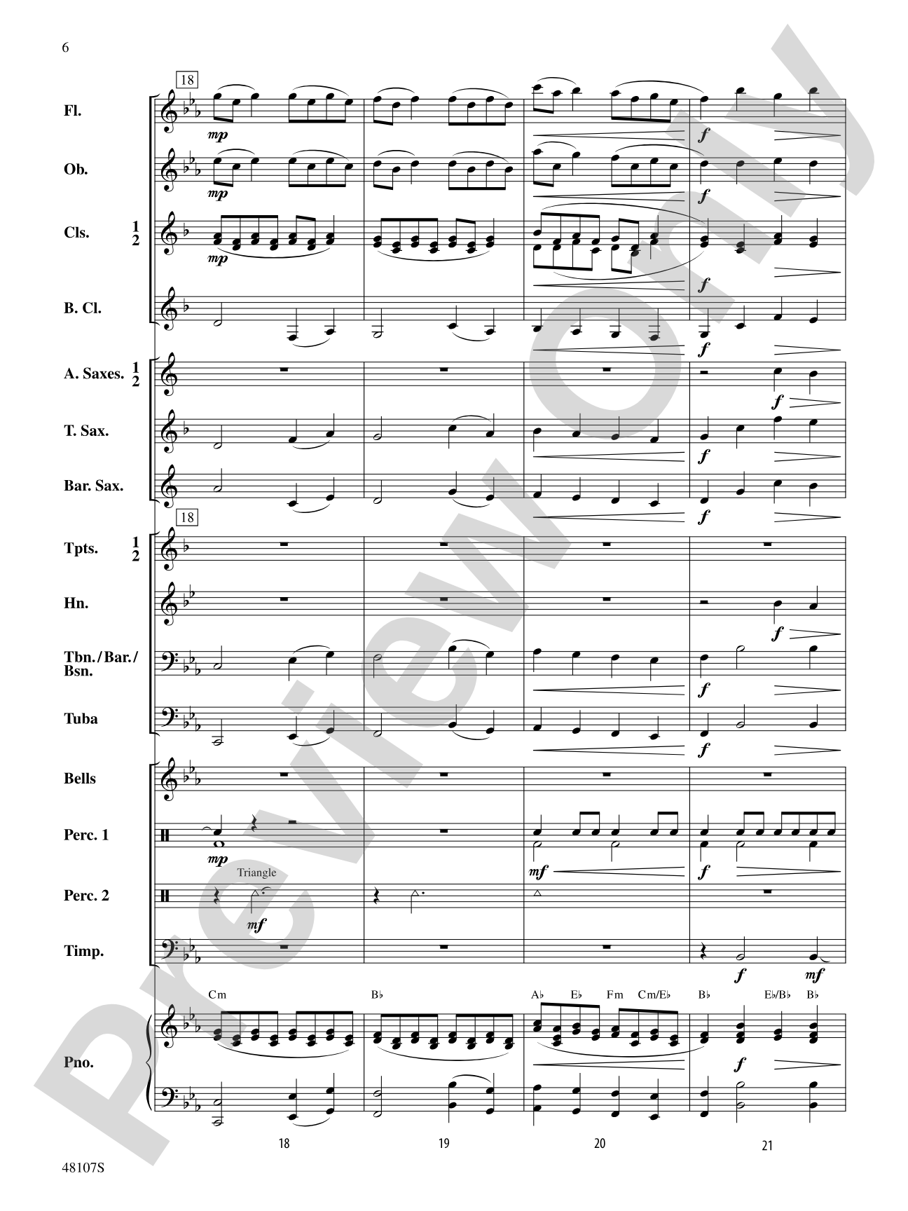 Dolce: Concert Band Conductor Score & Parts