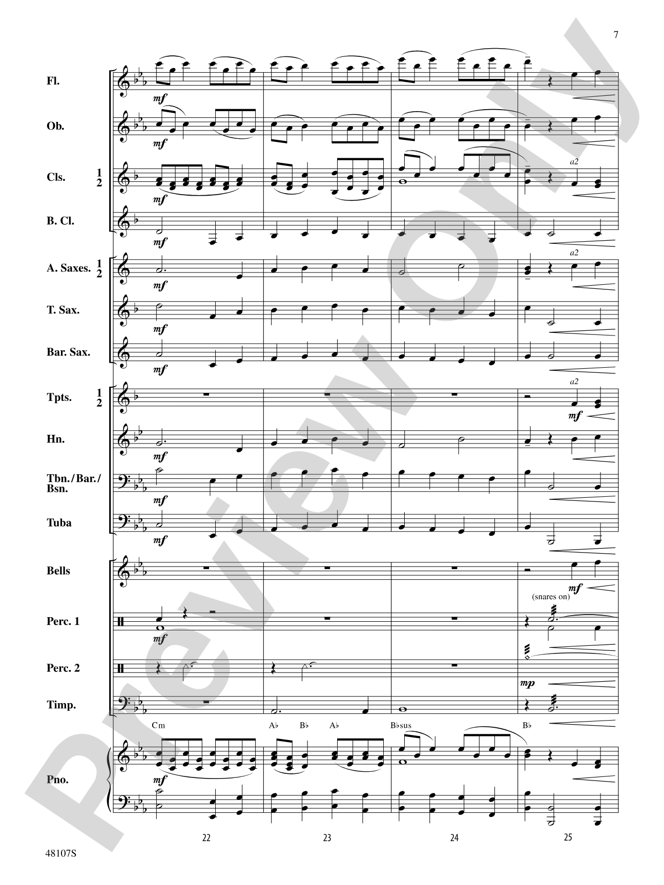 Dolce: Concert Band Conductor Score & Parts