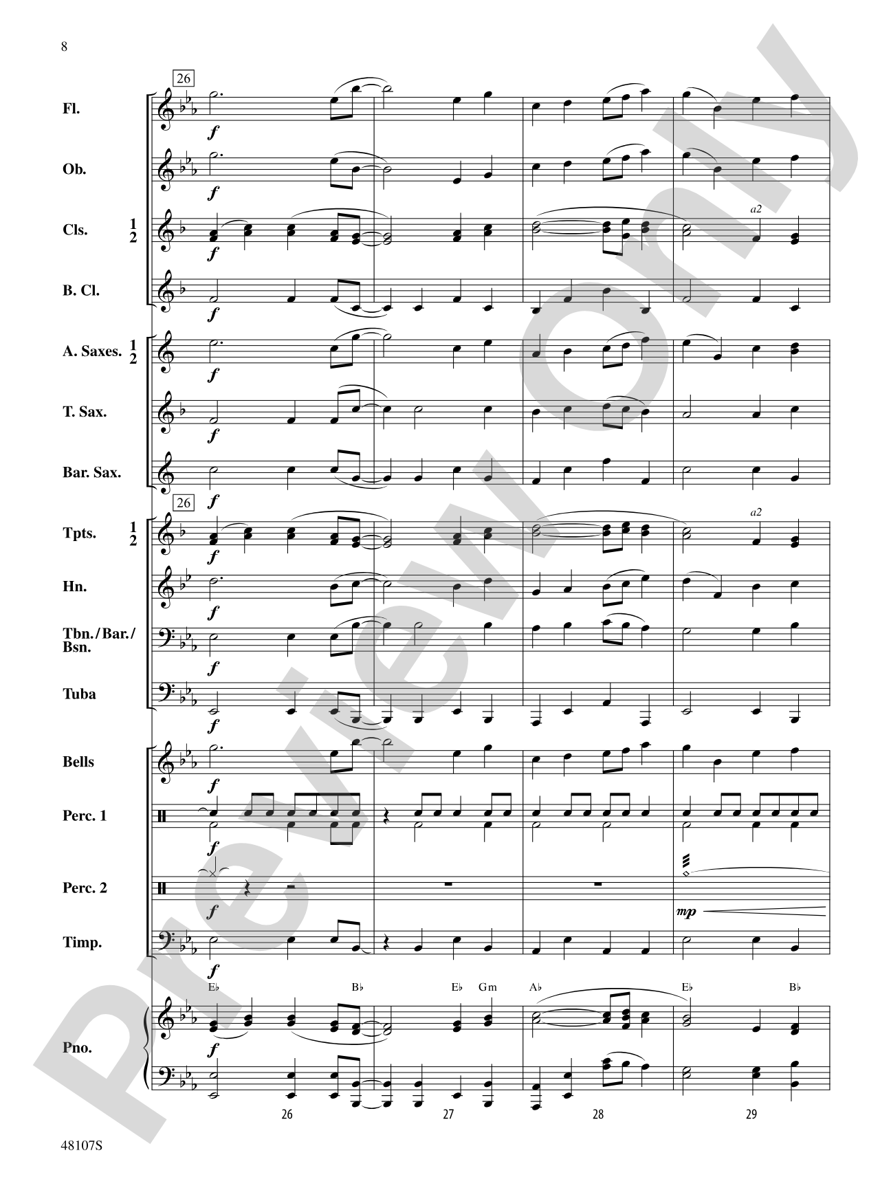 Dolce: Concert Band Conductor Score & Parts