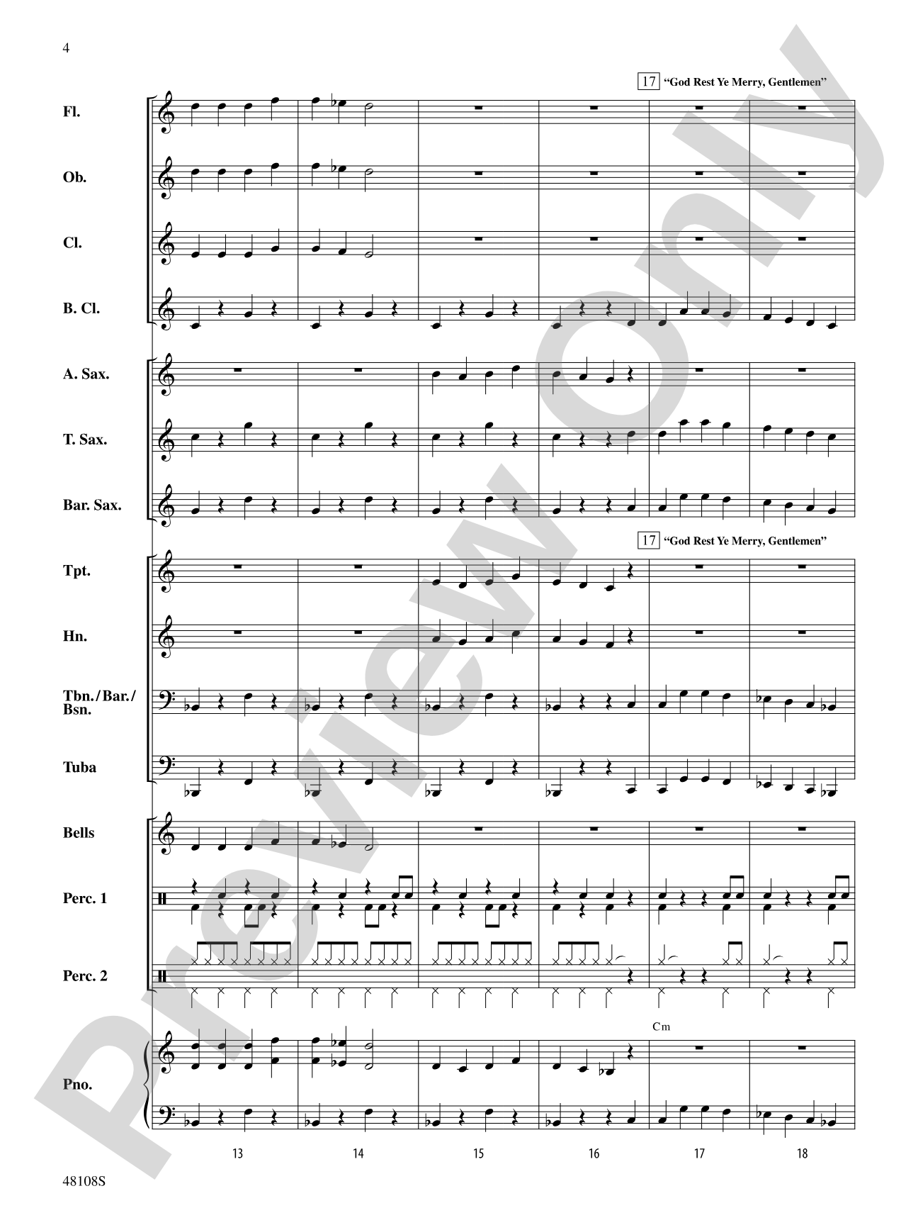 Holiday Rock: Concert Band Conductor Score & Parts