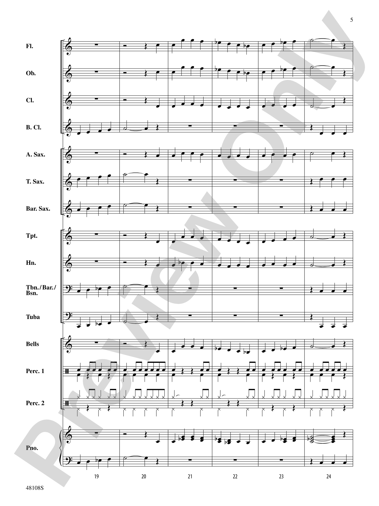 Holiday Rock: Concert Band Conductor Score & Parts