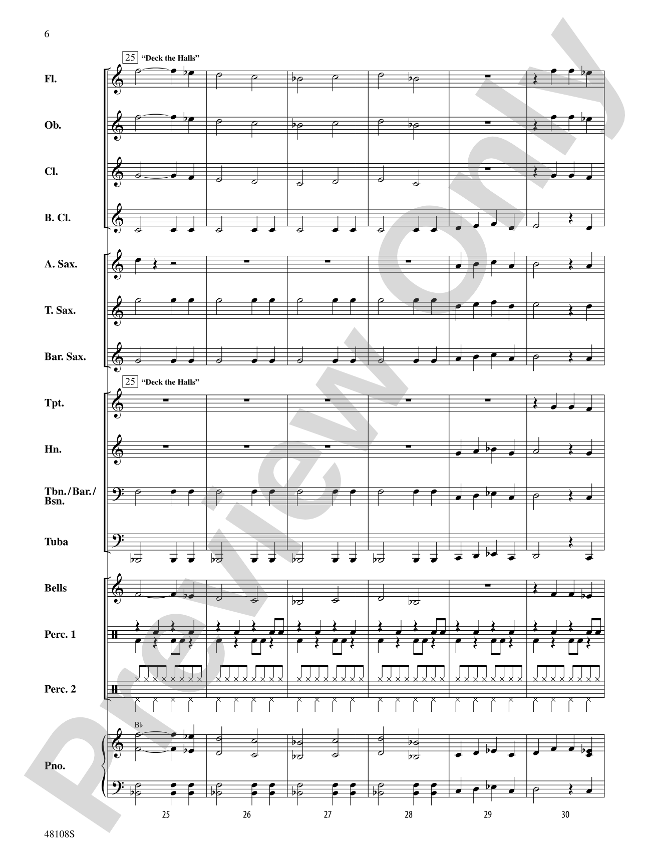 Holiday Rock: Concert Band Conductor Score & Parts