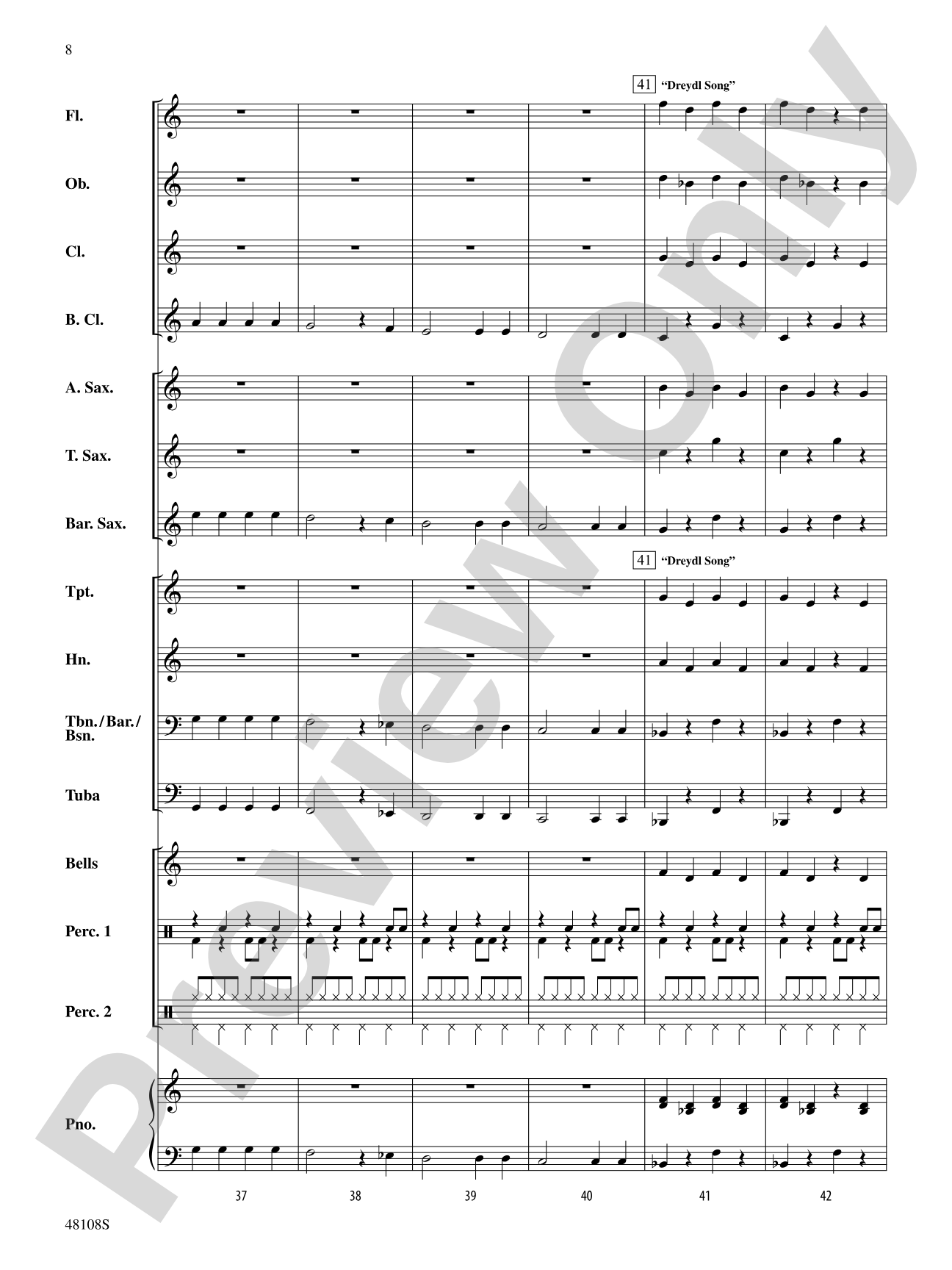 Holiday Rock: Concert Band Conductor Score & Parts