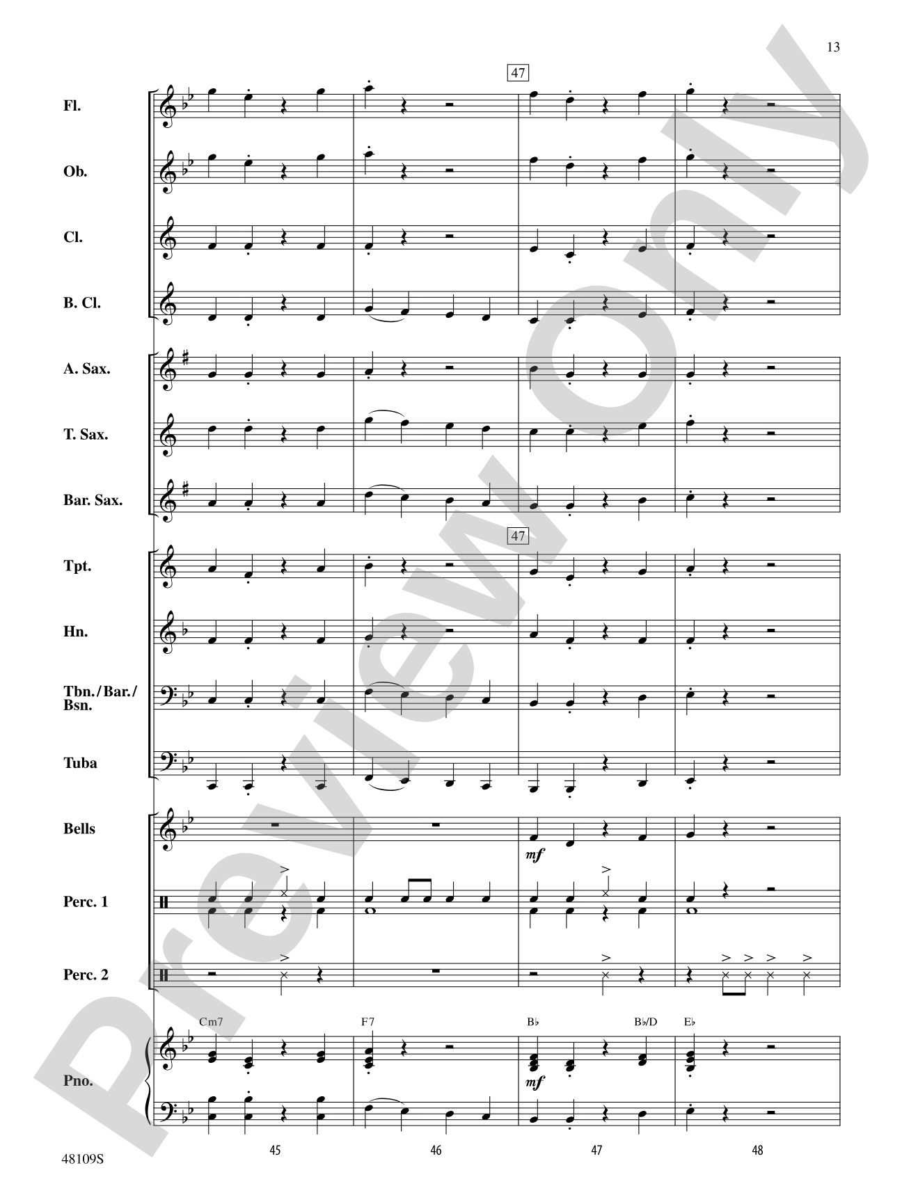 Kitchen Musicians: Concert Band Conductor Score & Parts