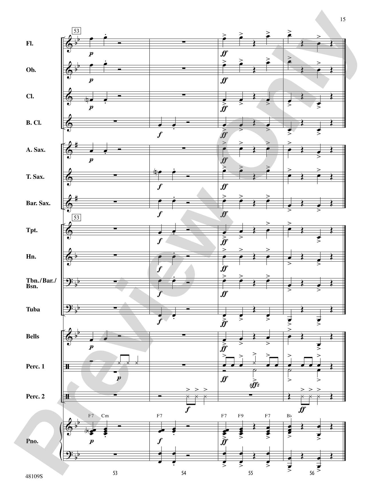 Kitchen Musicians: Concert Band Conductor Score & Parts
