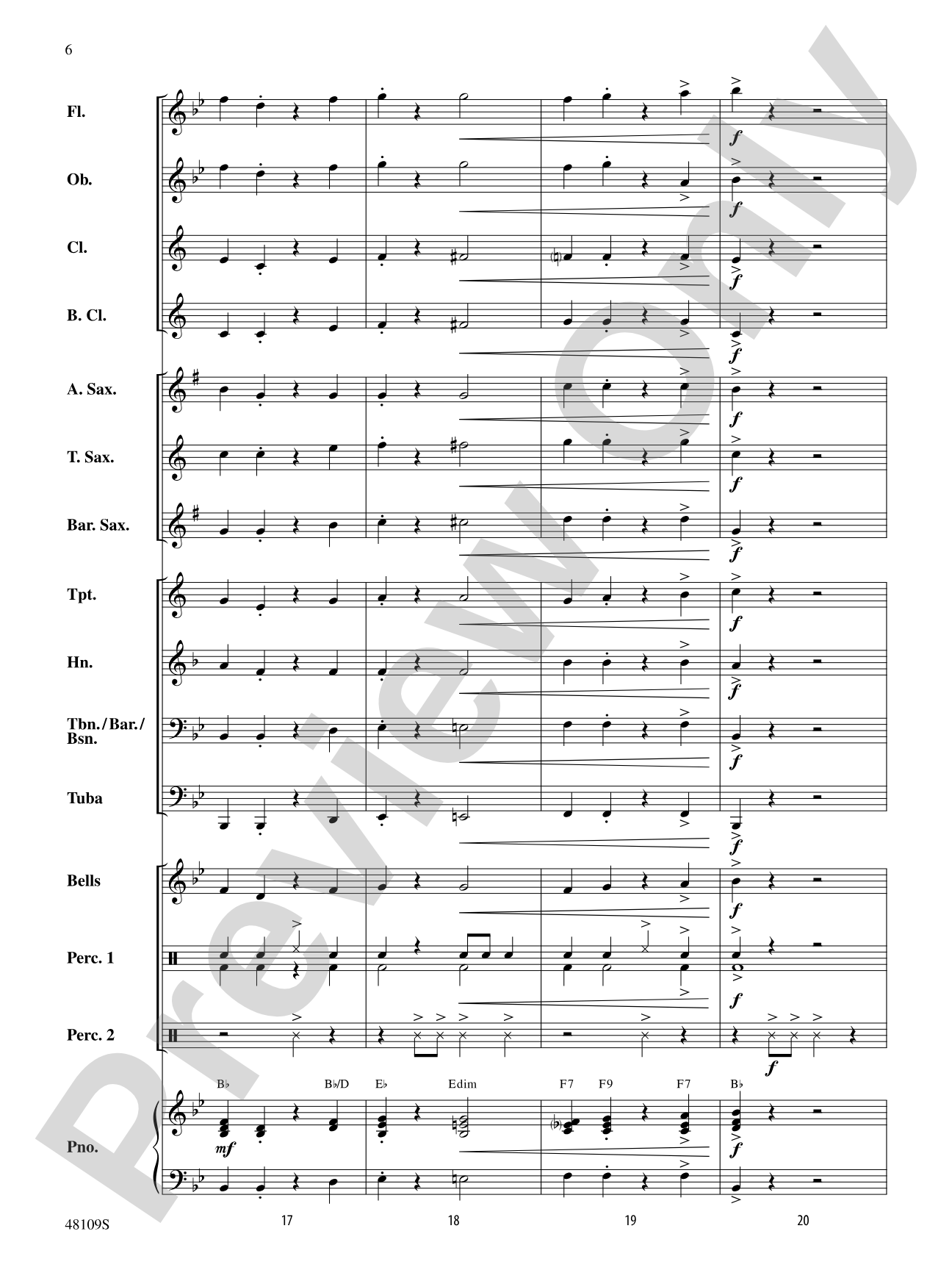 Kitchen Musicians: Concert Band Conductor Score & Parts