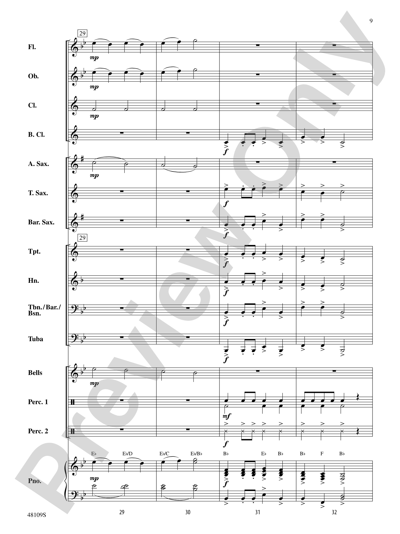 Kitchen Musicians: Concert Band Conductor Score & Parts