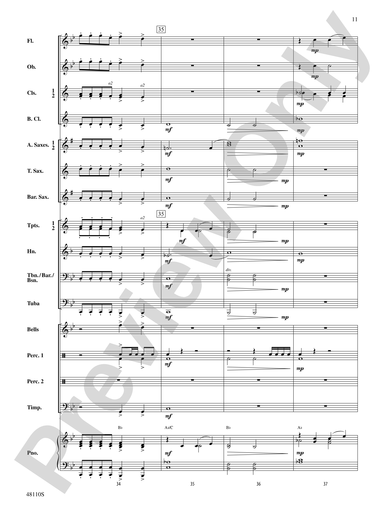 Escape from Thunder Mountain: Concert Band Conductor Score & Parts