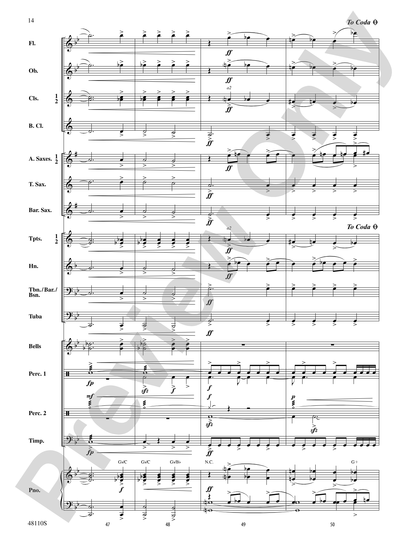 Escape from Thunder Mountain: Concert Band Conductor Score & Parts