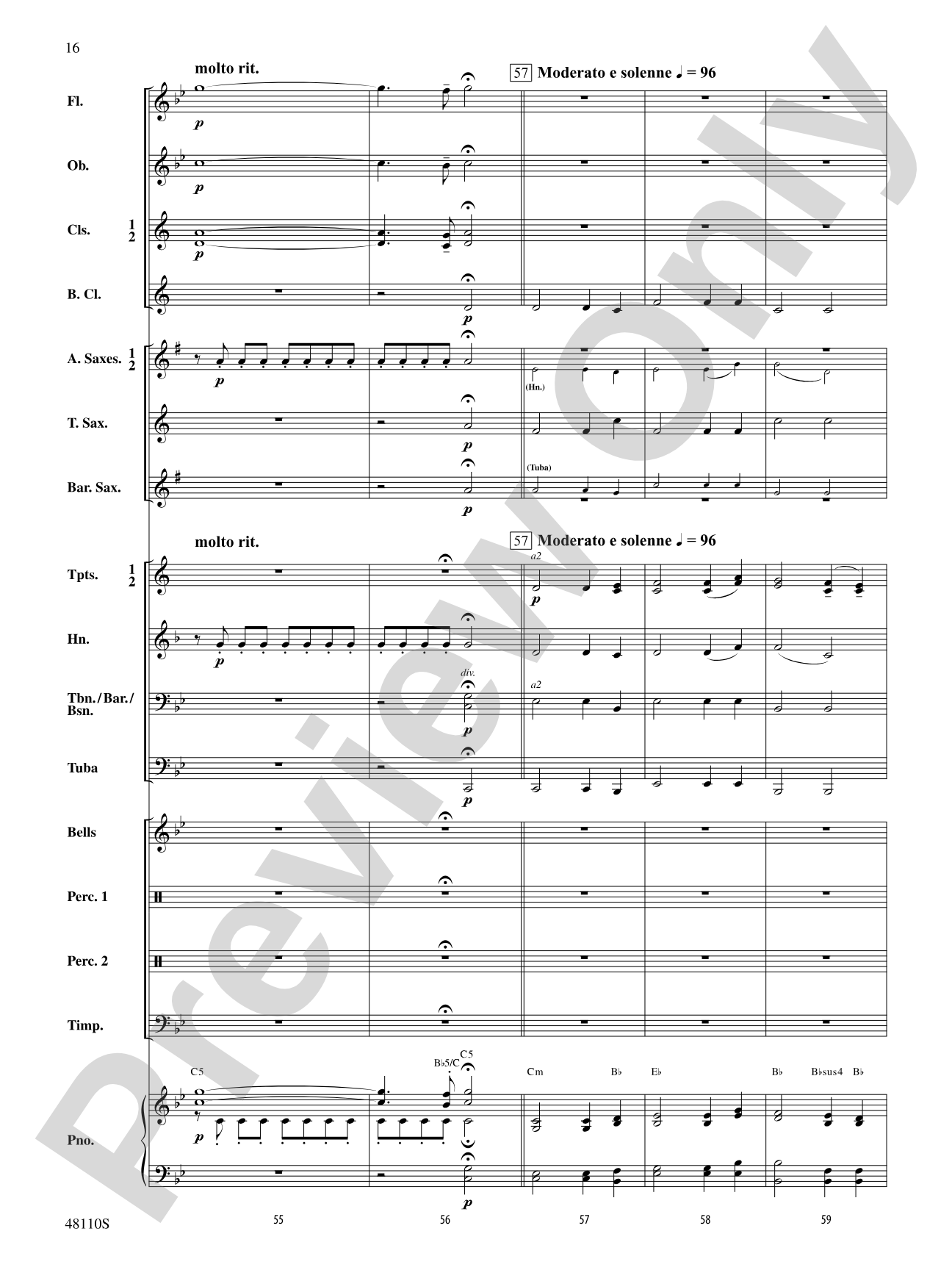Escape from Thunder Mountain: Concert Band Conductor Score & Parts