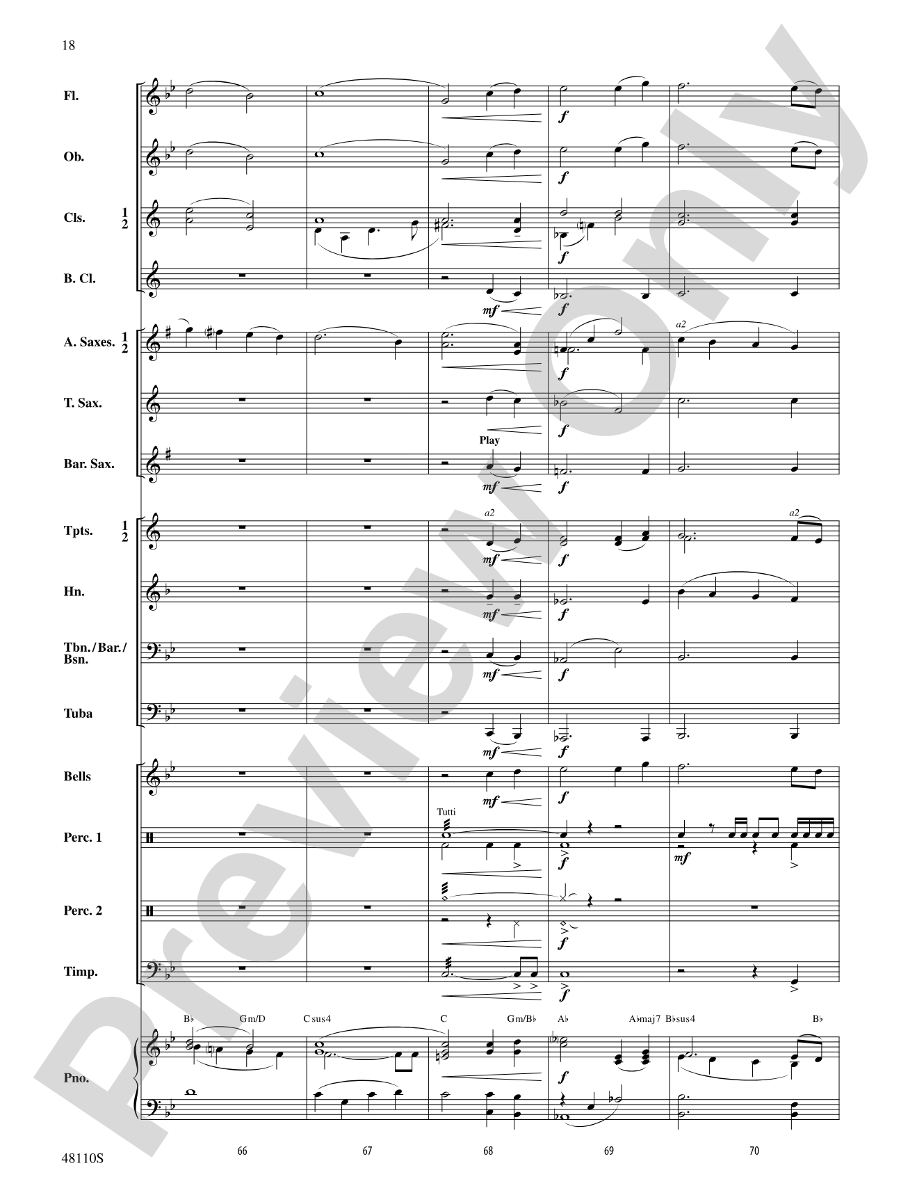 Escape from Thunder Mountain: Concert Band Conductor Score & Parts