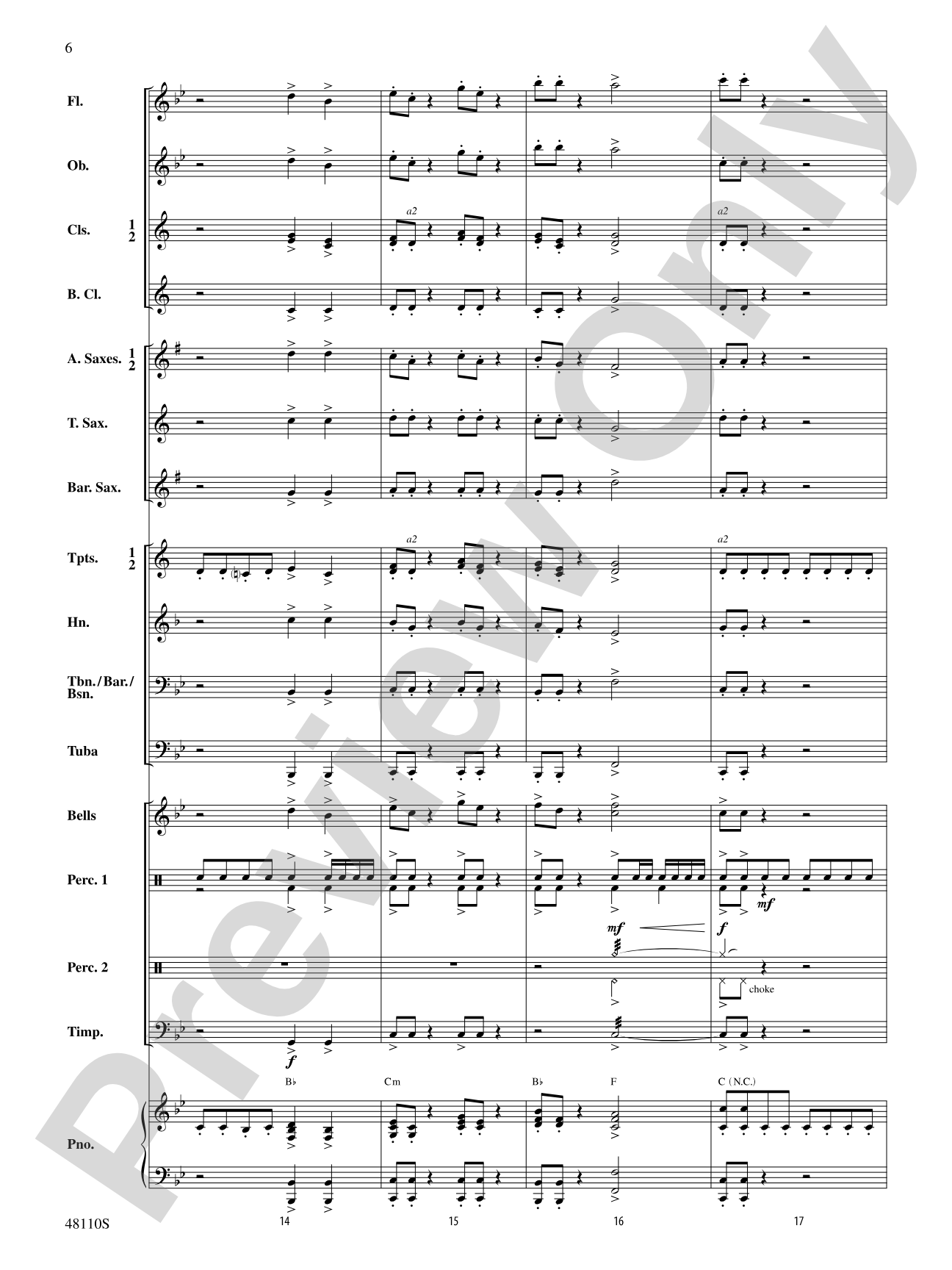 Escape from Thunder Mountain: Concert Band Conductor Score & Parts