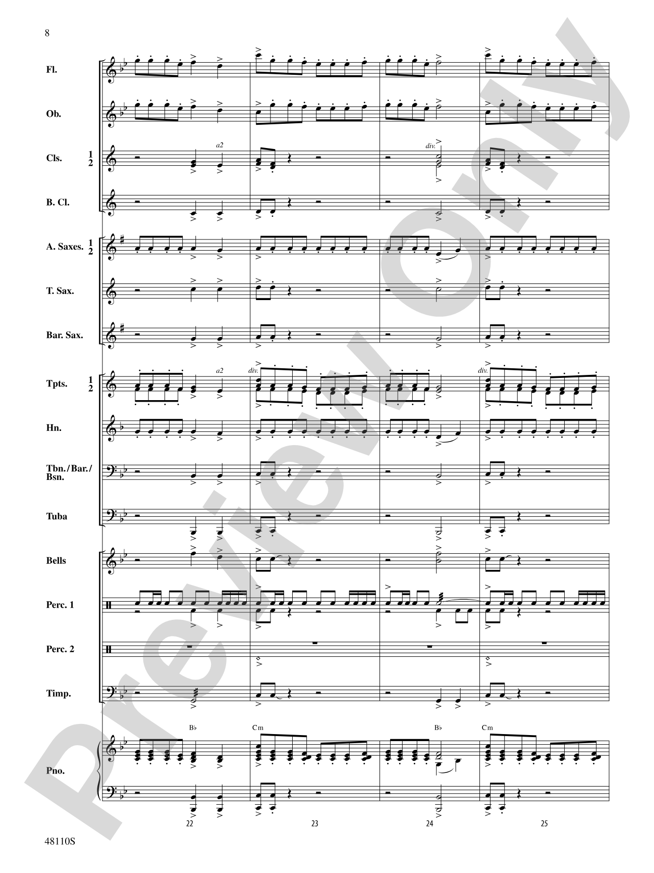 Escape from Thunder Mountain: Concert Band Conductor Score & Parts