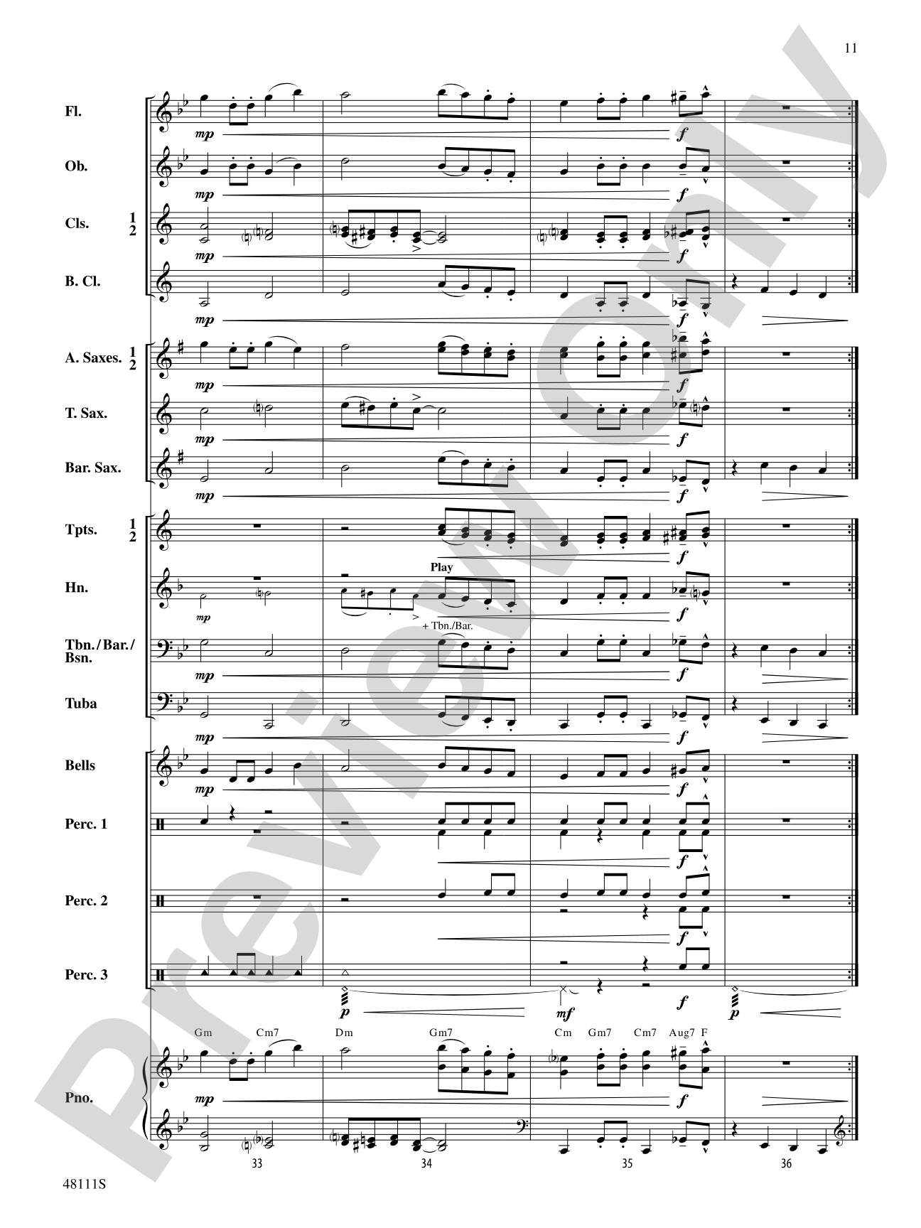 In the Groove: Concert Band Conductor Score & Parts