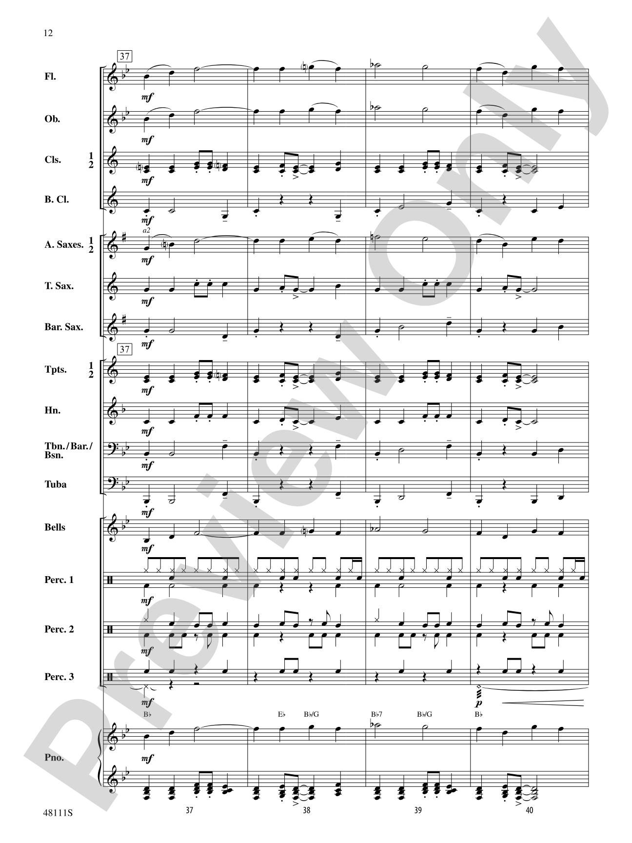 In the Groove: Concert Band Conductor Score & Parts