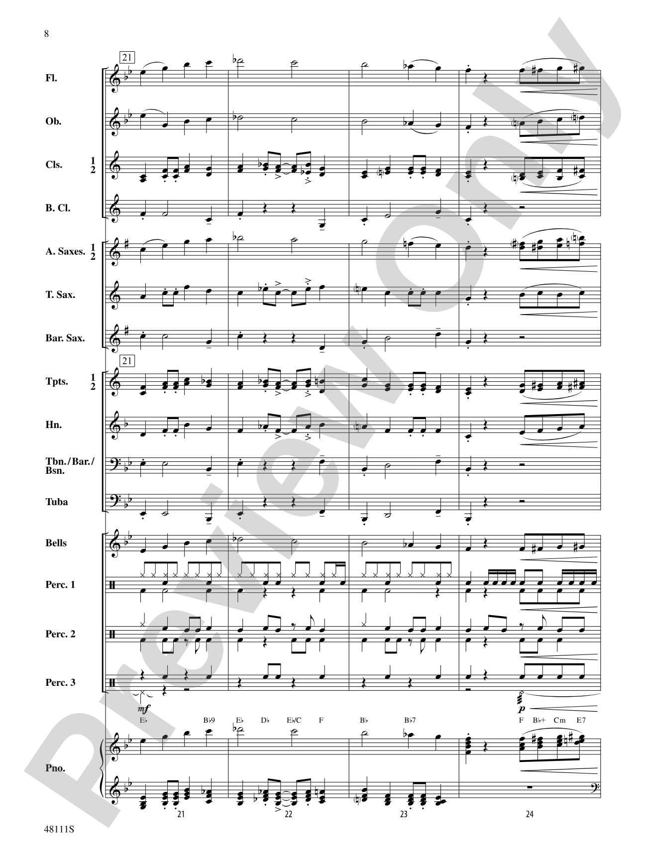 In the Groove: Concert Band Conductor Score & Parts