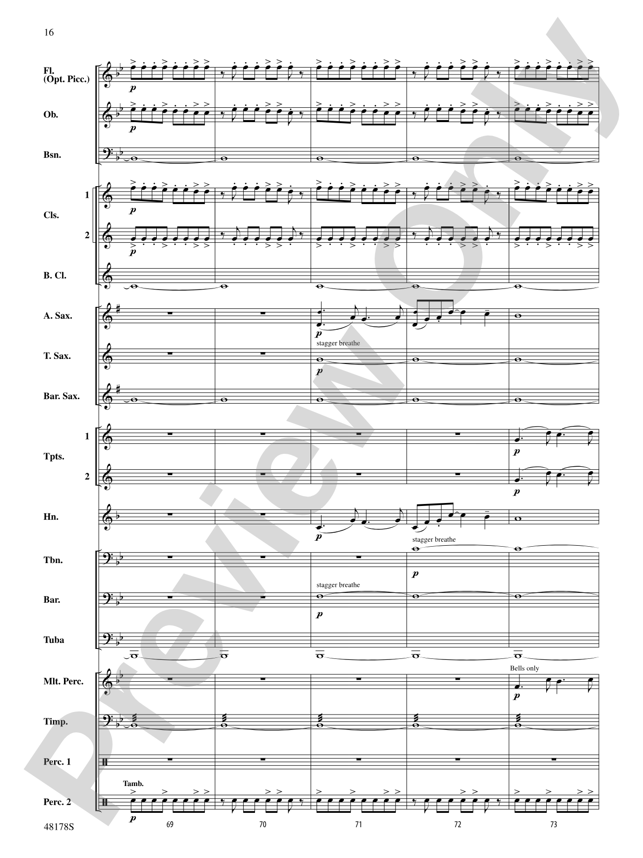Shine Bright: Concert Band Conductor Score & Parts