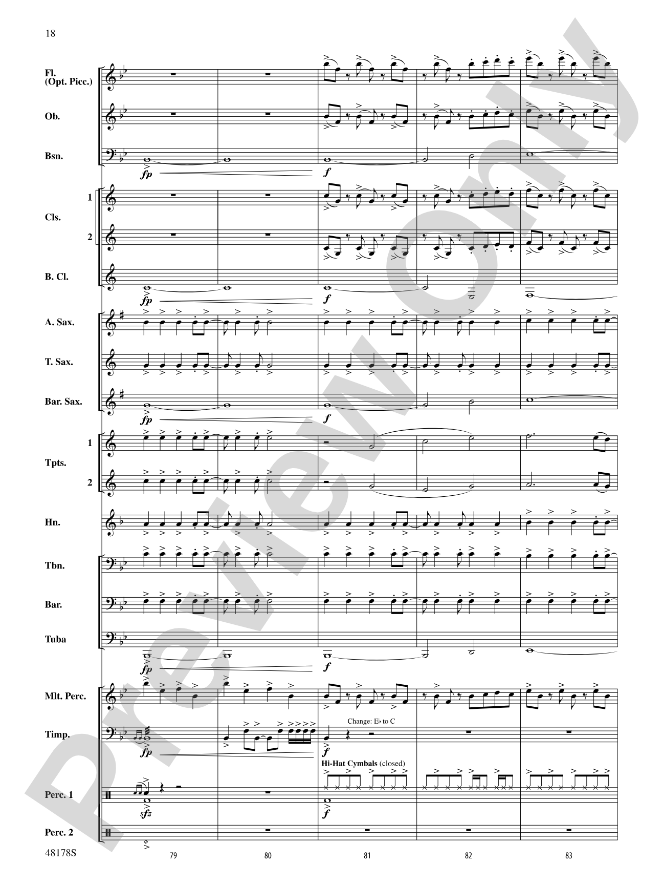 Shine Bright: Concert Band Conductor Score & Parts