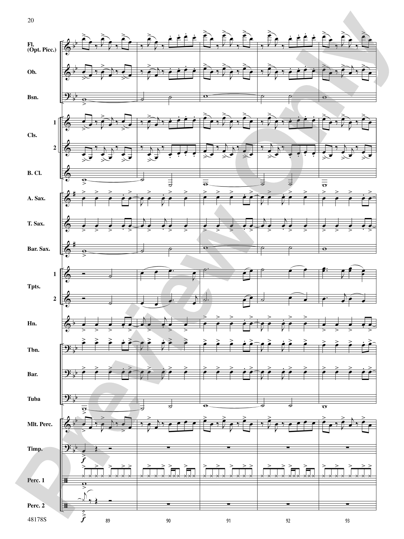 Shine Bright: Concert Band Conductor Score & Parts