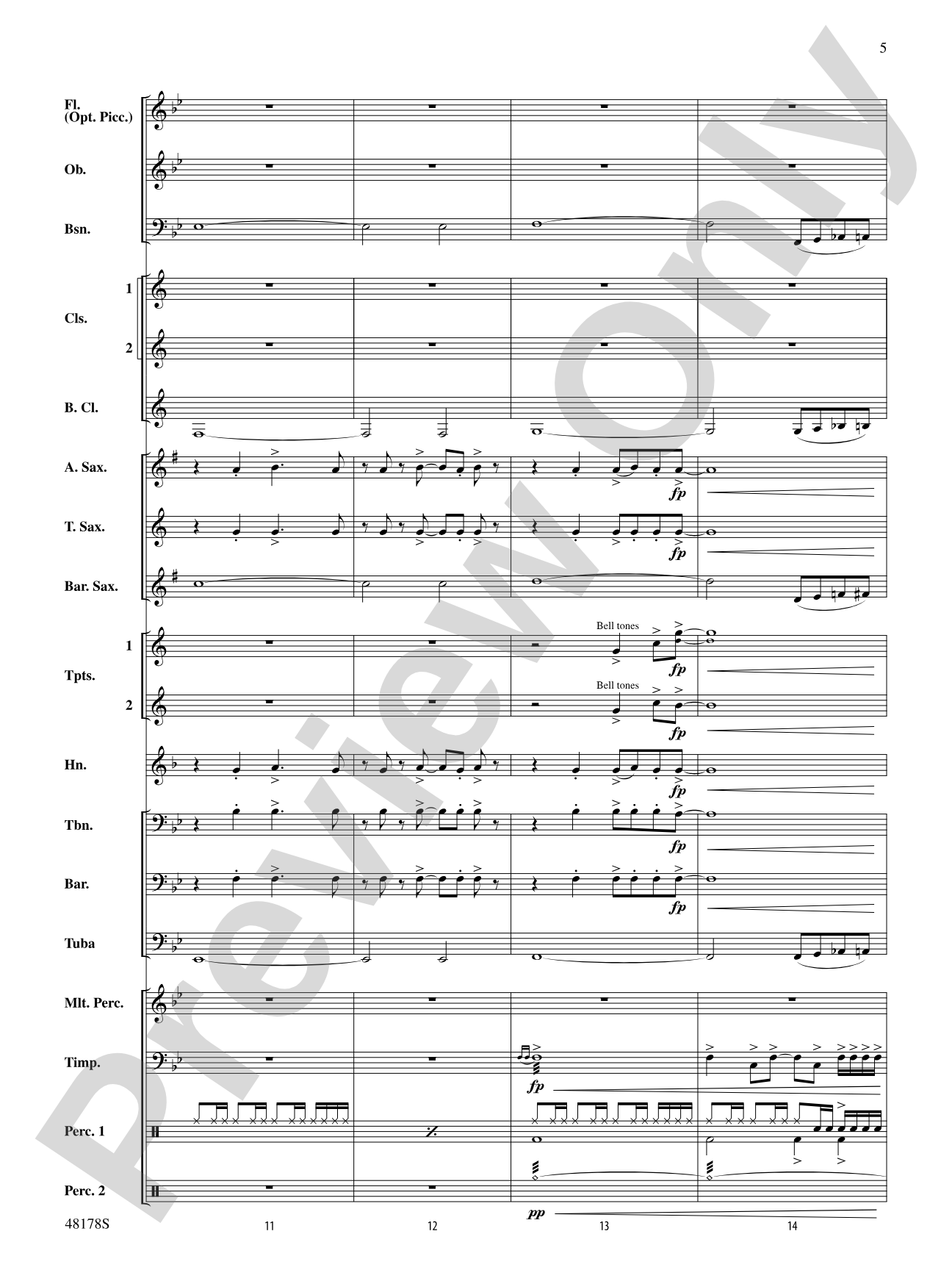 Shine Bright: Concert Band Conductor Score & Parts