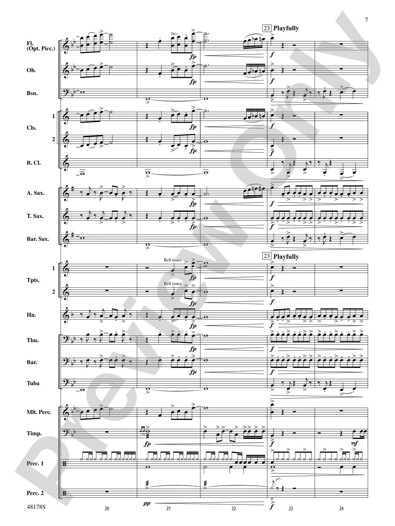 Shine Bright: Concert Band Conductor Score & Parts