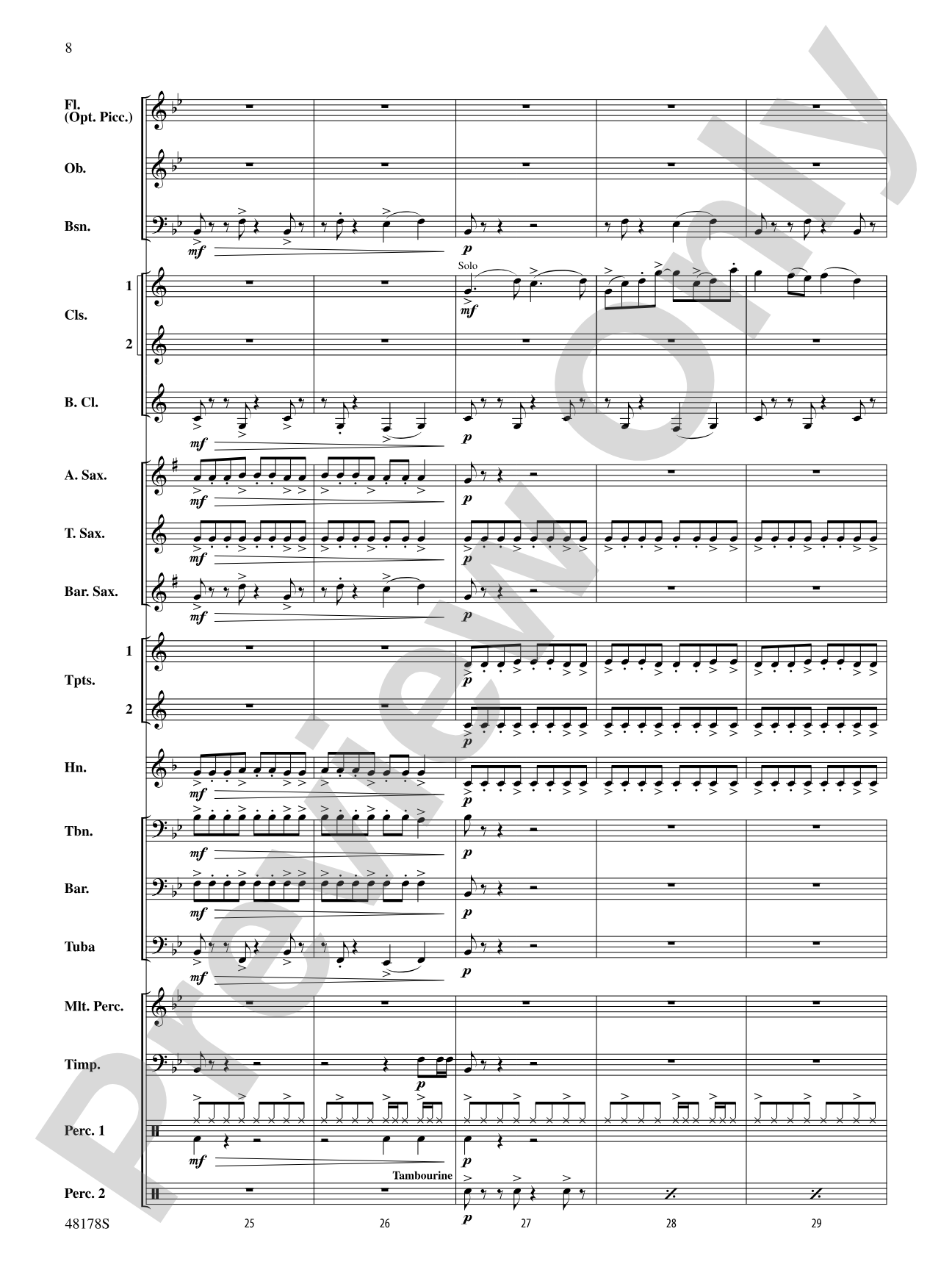 Shine Bright: Concert Band Conductor Score & Parts