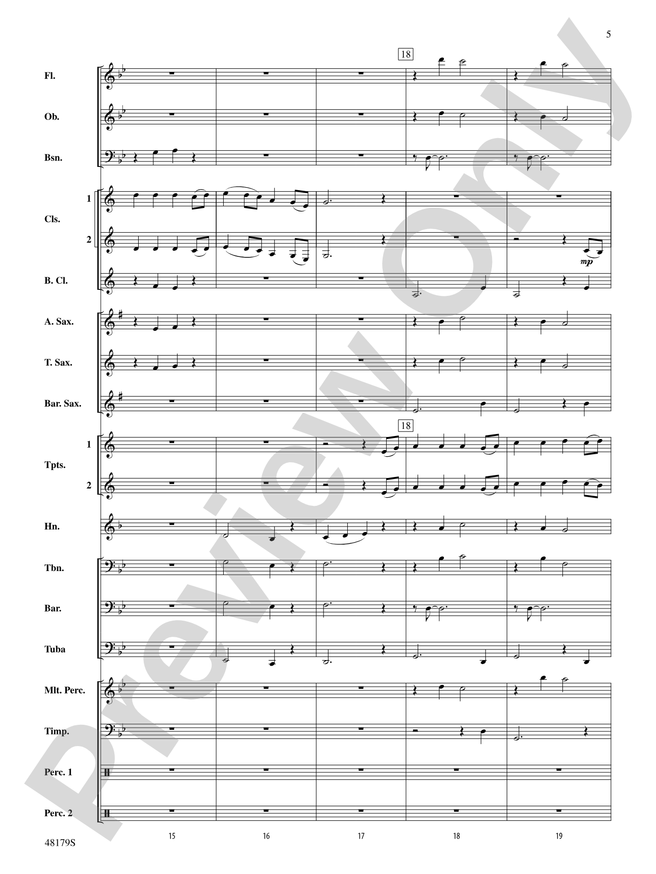 Star of the County Down: Concert Band Conductor Score & Parts