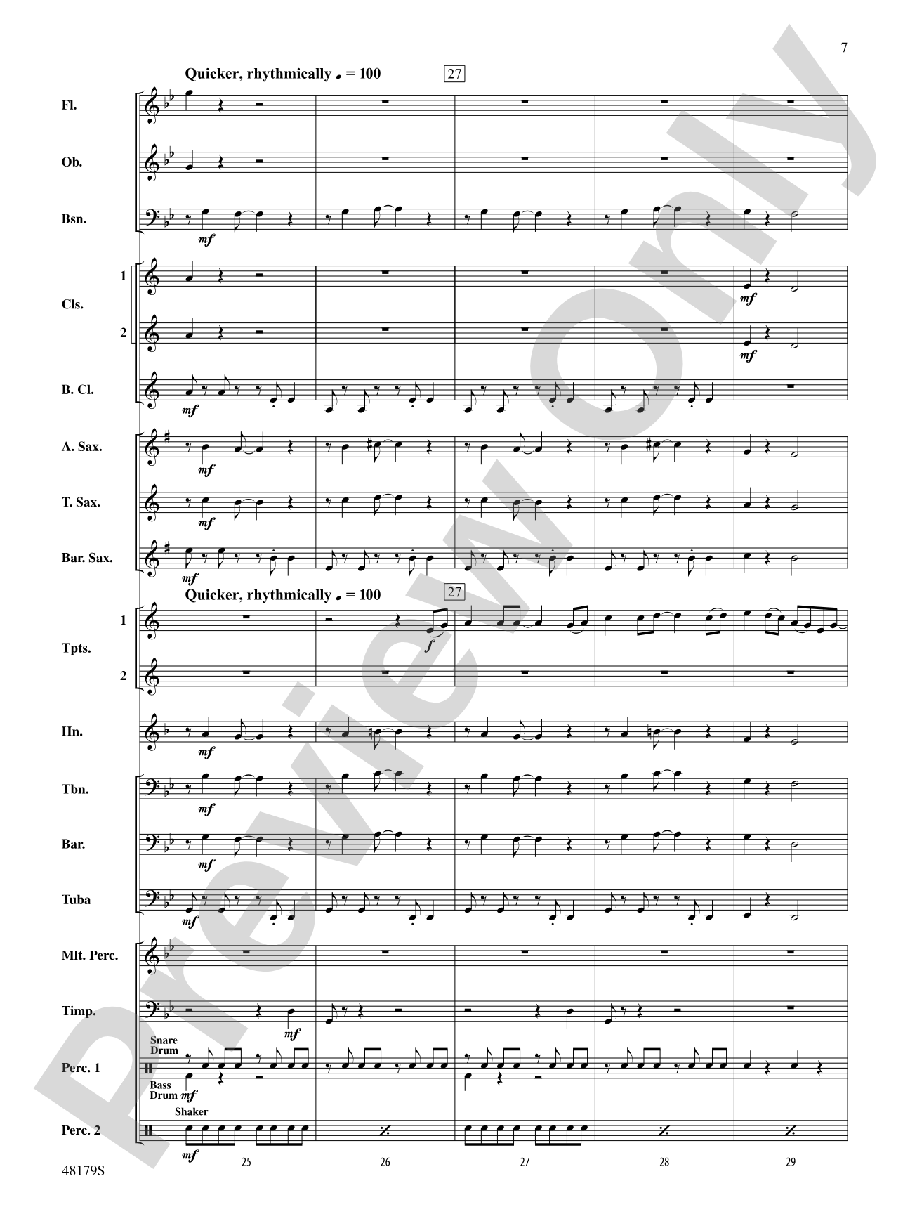Star of the County Down: Concert Band Conductor Score & Parts