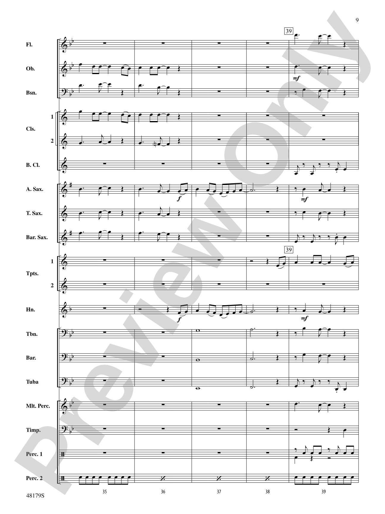 Star of the County Down: Concert Band Conductor Score & Parts