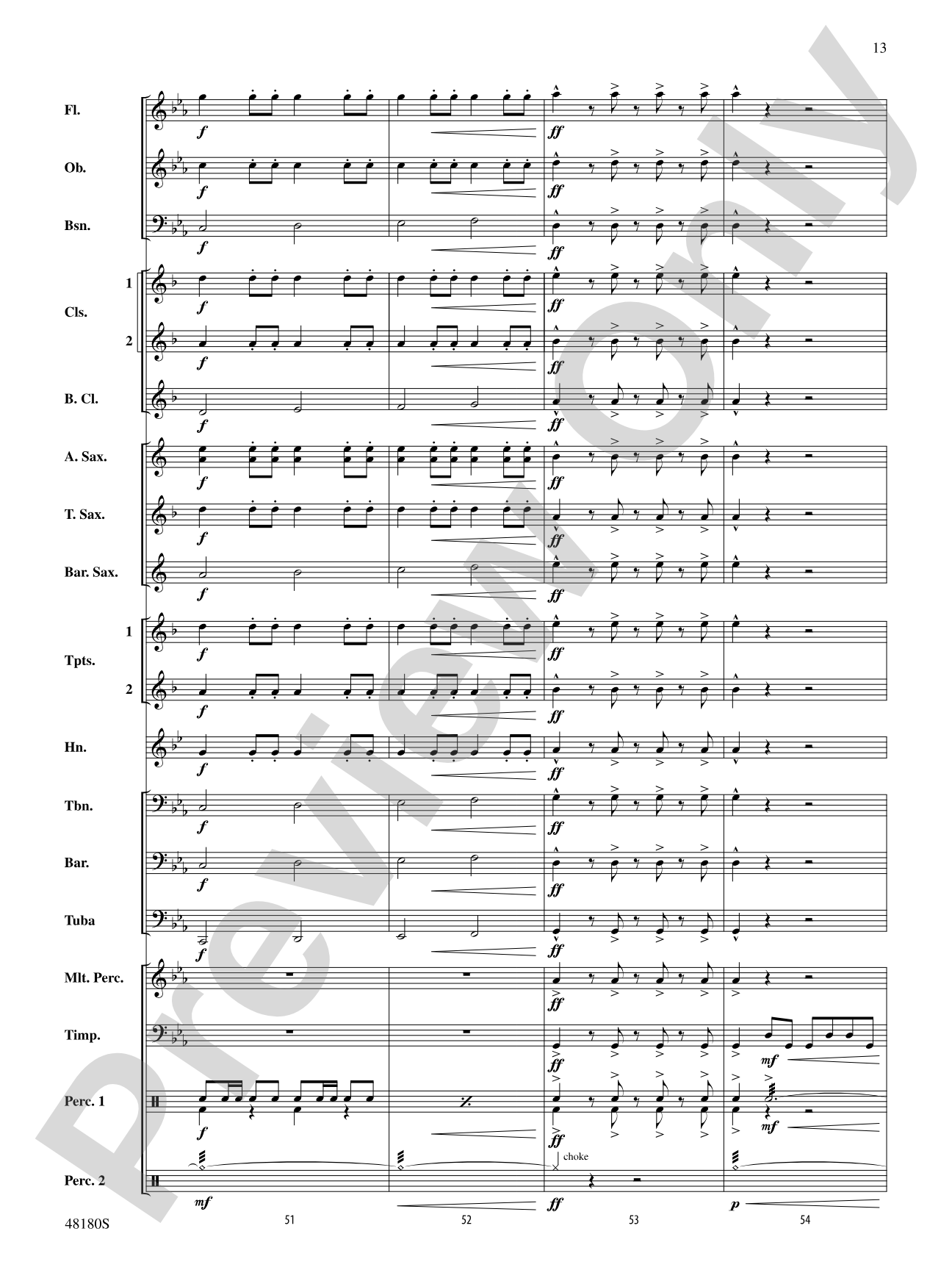 Astronomica: Concert Band Conductor Score & Parts