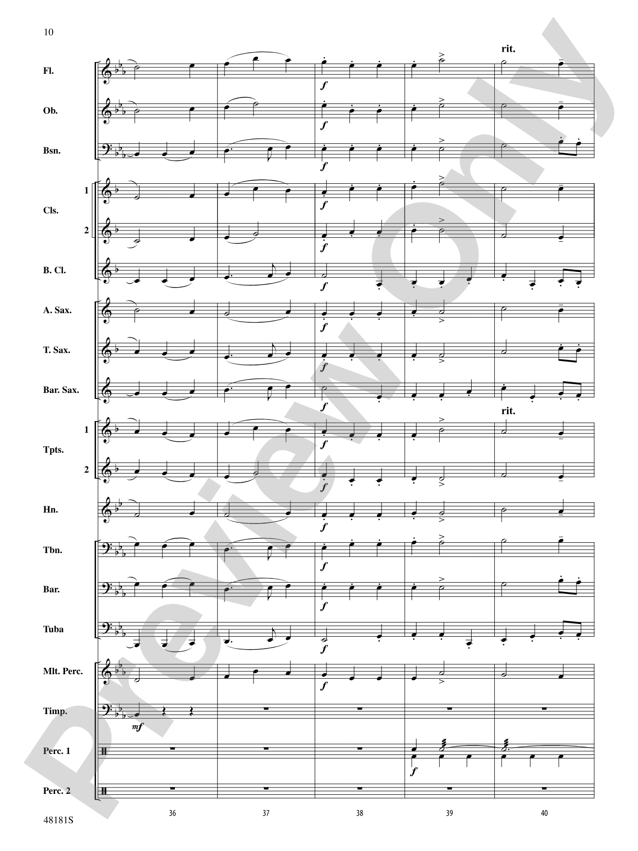 Ancient Airs and Dances: Concert Band Conductor Score & Parts