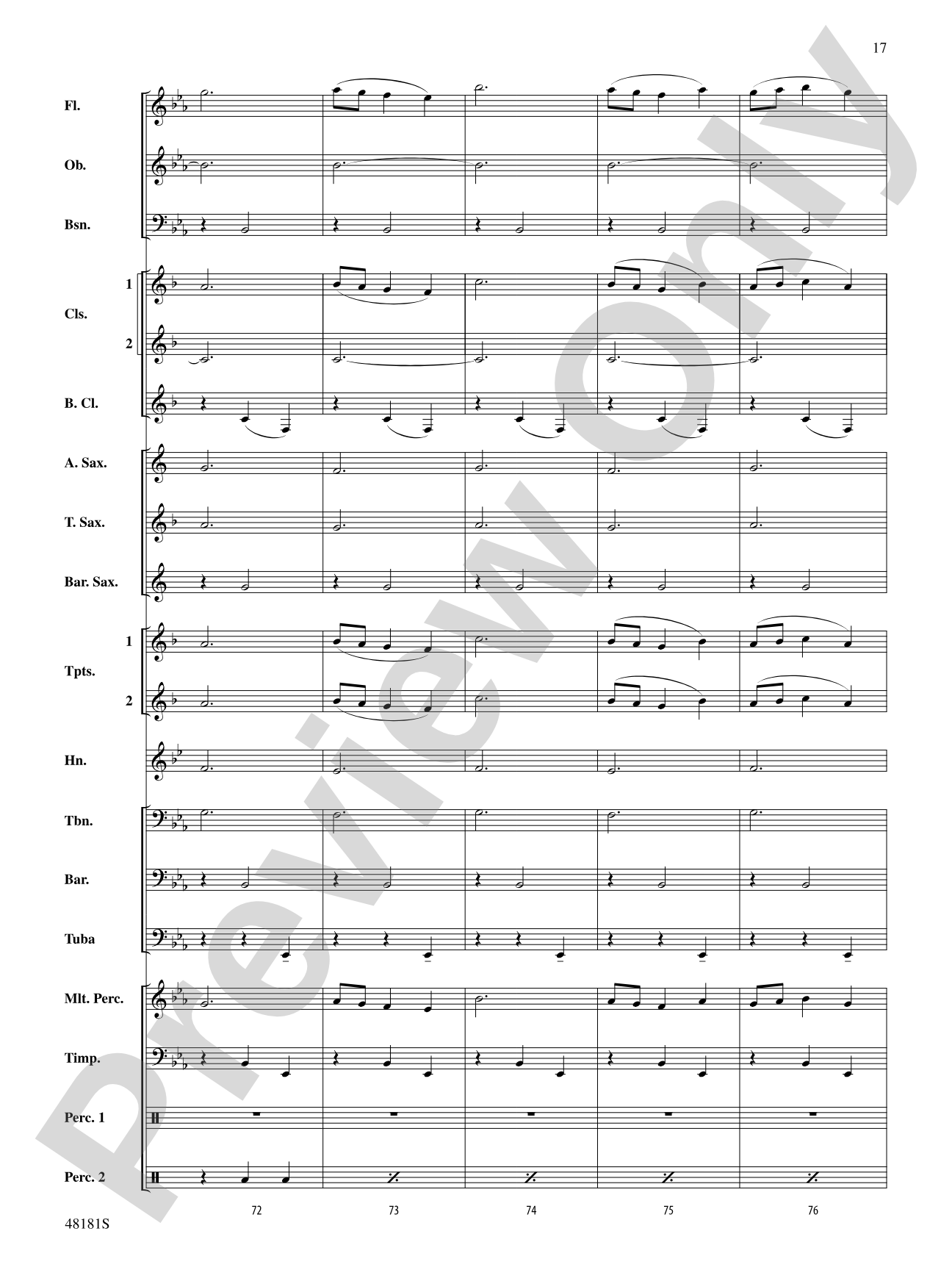 Ancient Airs and Dances: Concert Band Conductor Score & Parts