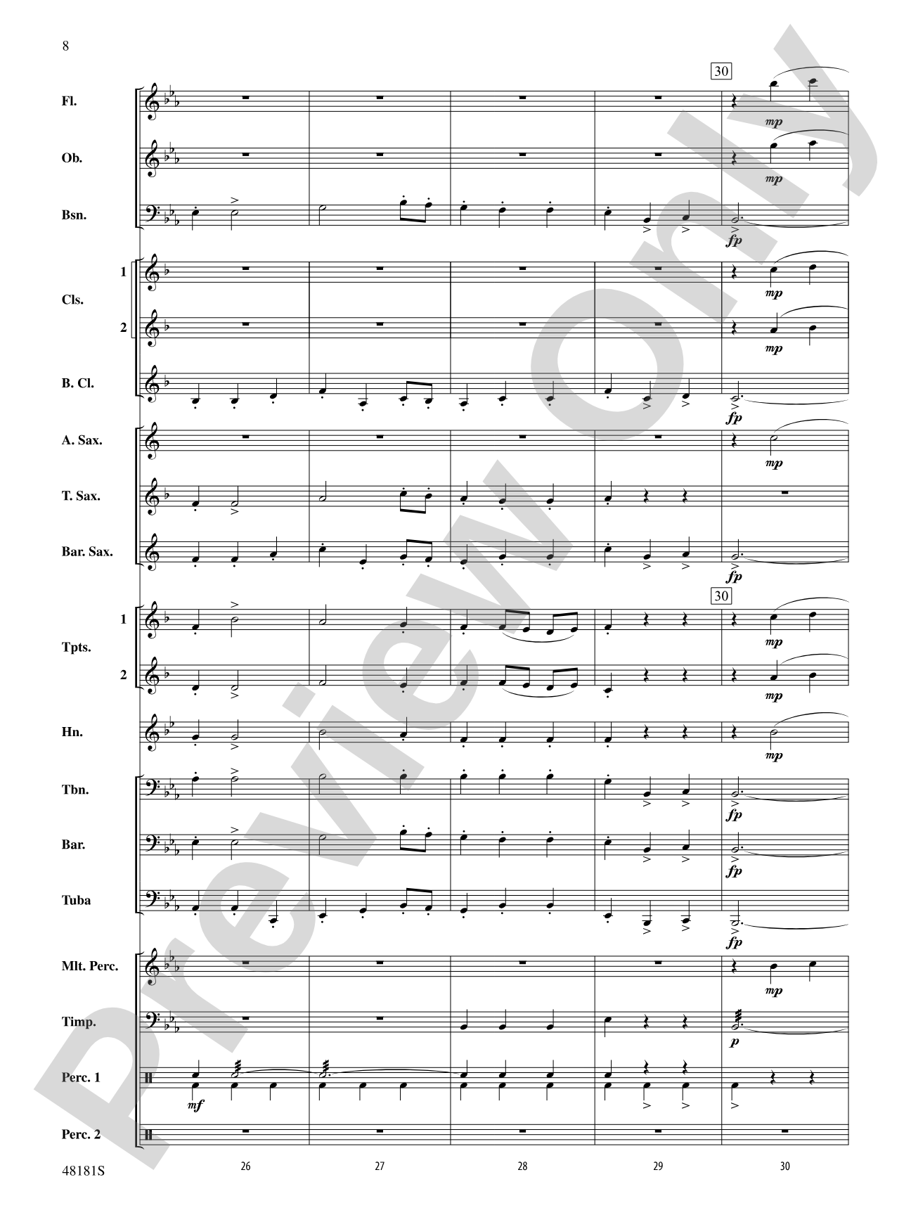 Ancient Airs and Dances: Concert Band Conductor Score & Parts