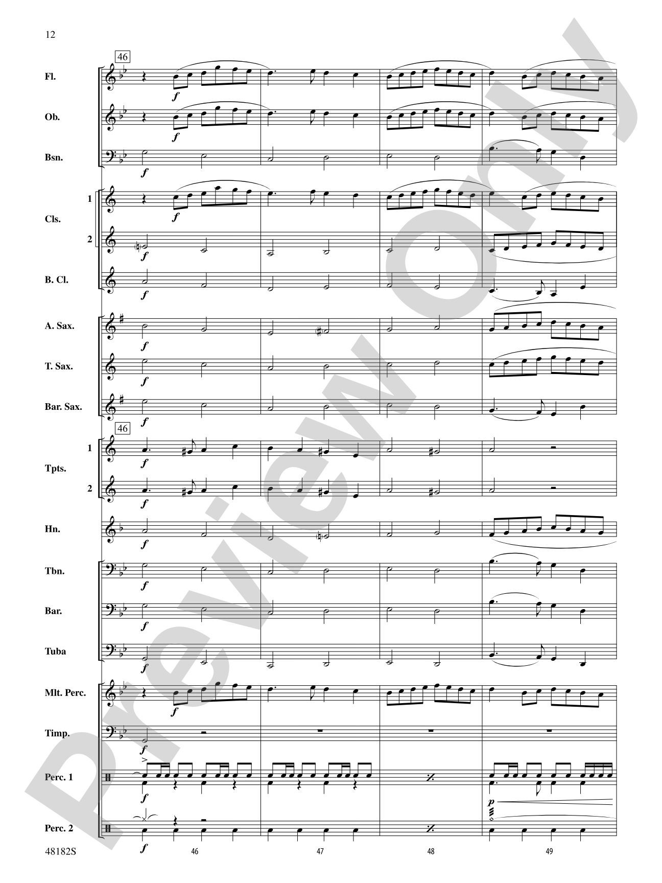 Fantasia on a Catalonian Carol: Concert Band Conductor Score & Parts