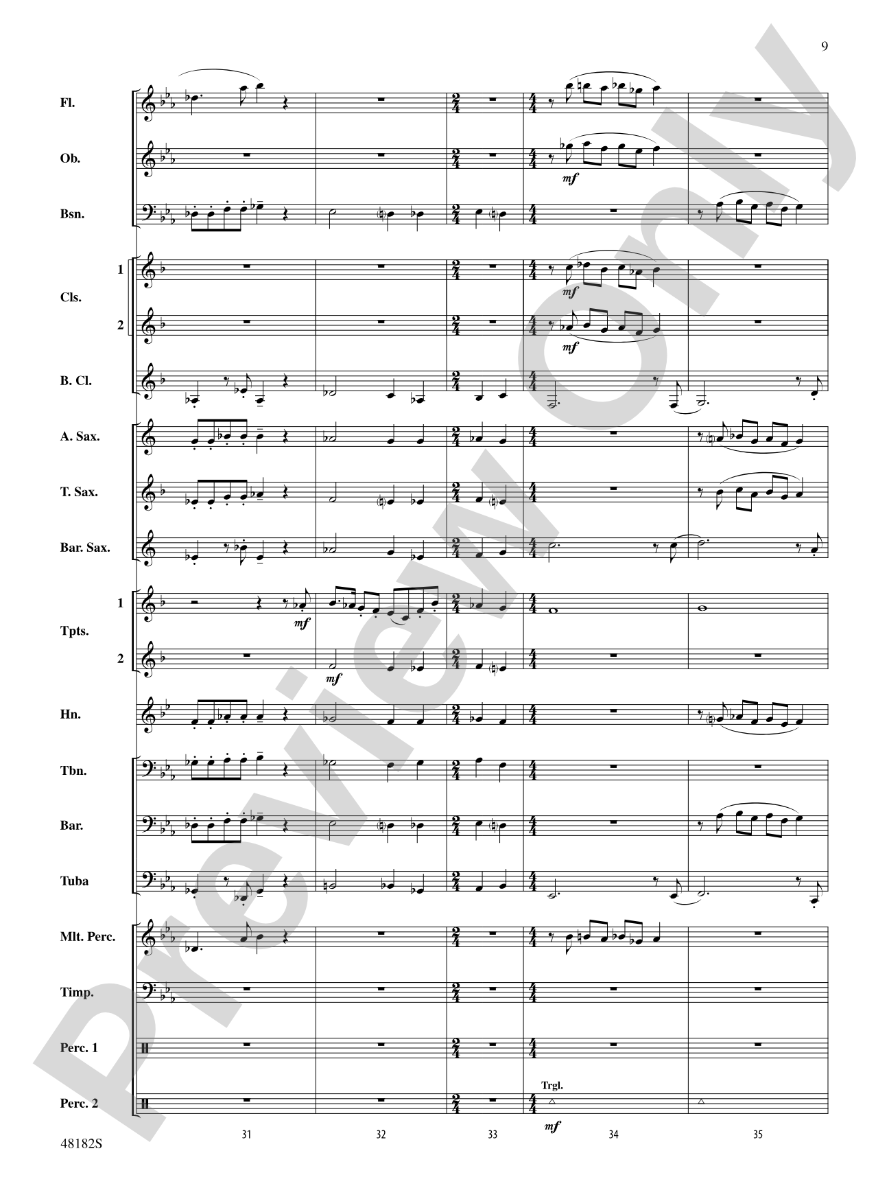 Fantasia on a Catalonian Carol: Concert Band Conductor Score & Parts