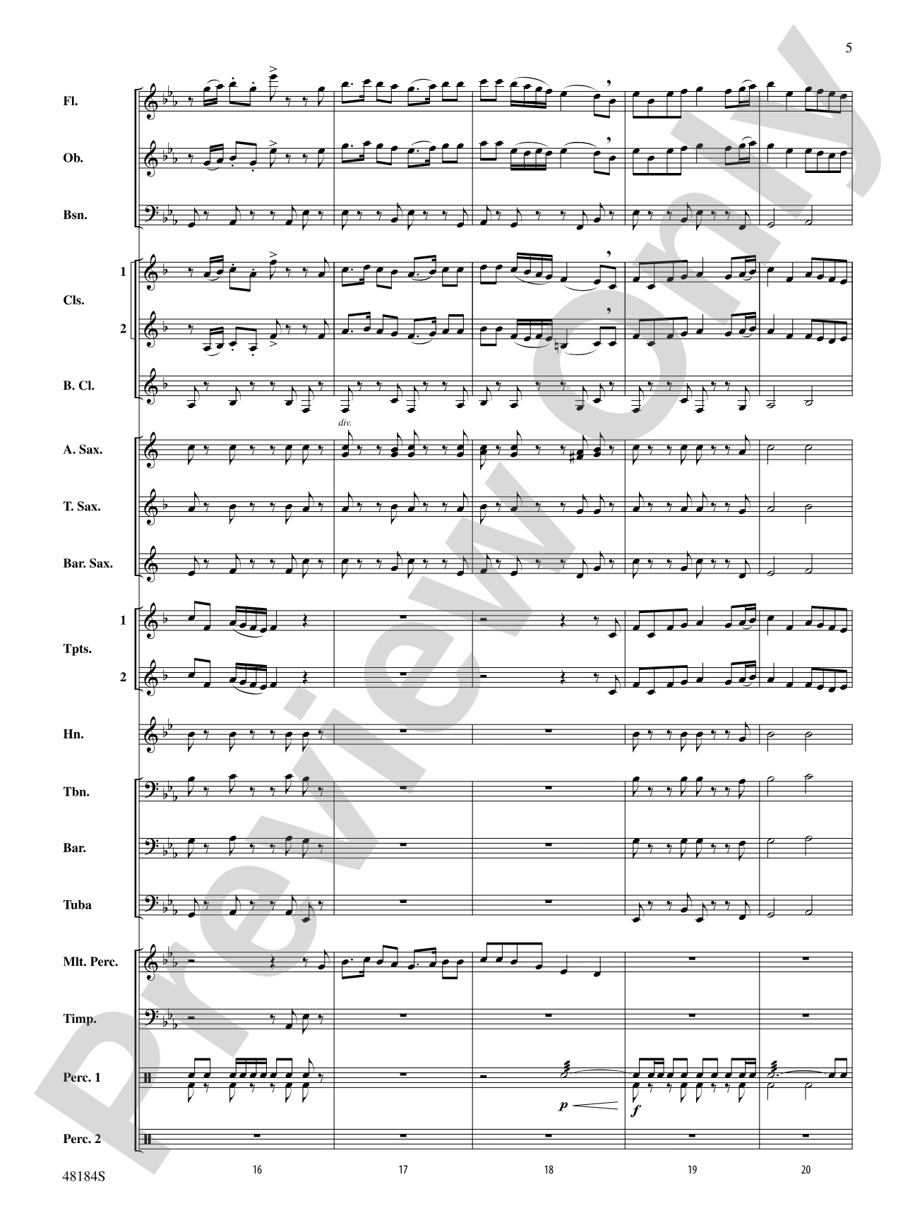 Beyond the Hedgerow: Concert Band Conductor Score & Parts