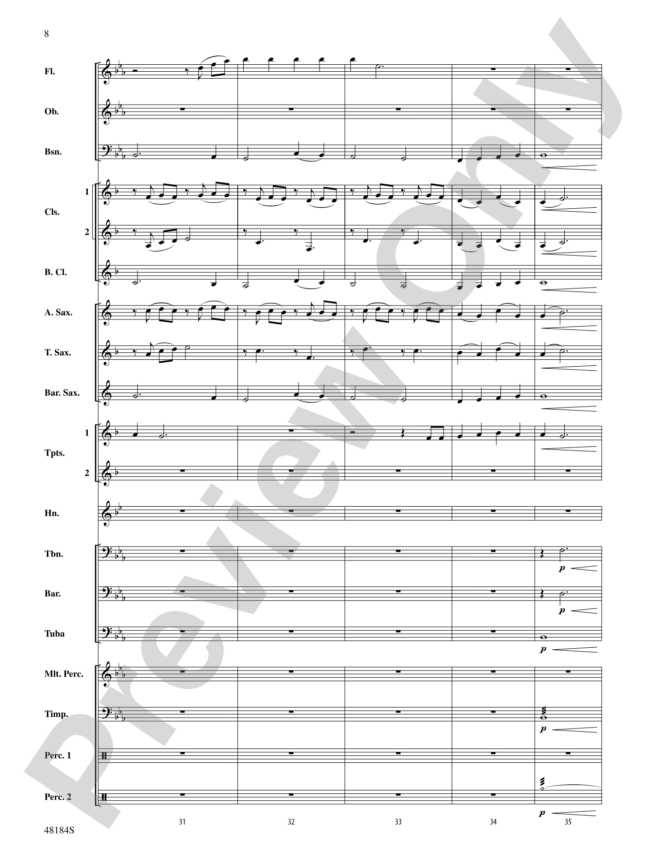 Beyond the Hedgerow: Concert Band Conductor Score & Parts