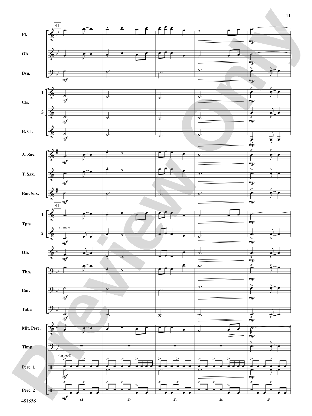 Derivations: Concert Band Conductor Score & Parts