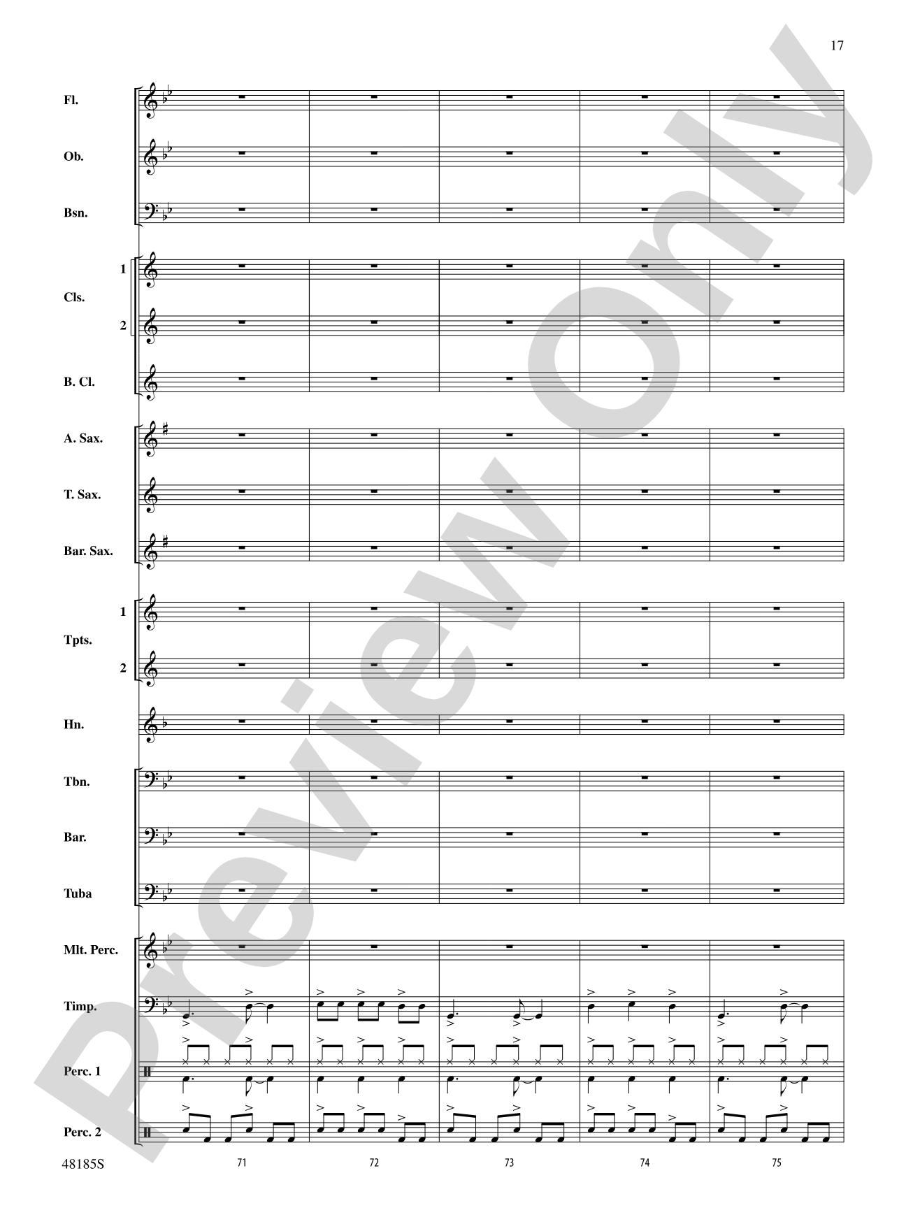 Derivations: Concert Band Conductor Score & Parts