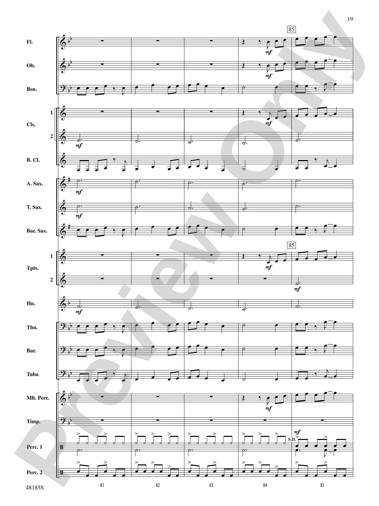 Derivations: Concert Band Conductor Score & Parts