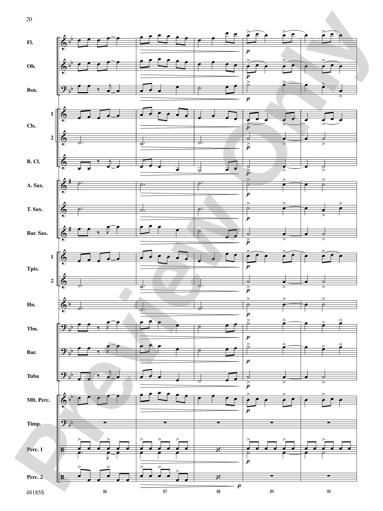 Derivations: Concert Band Conductor Score & Parts